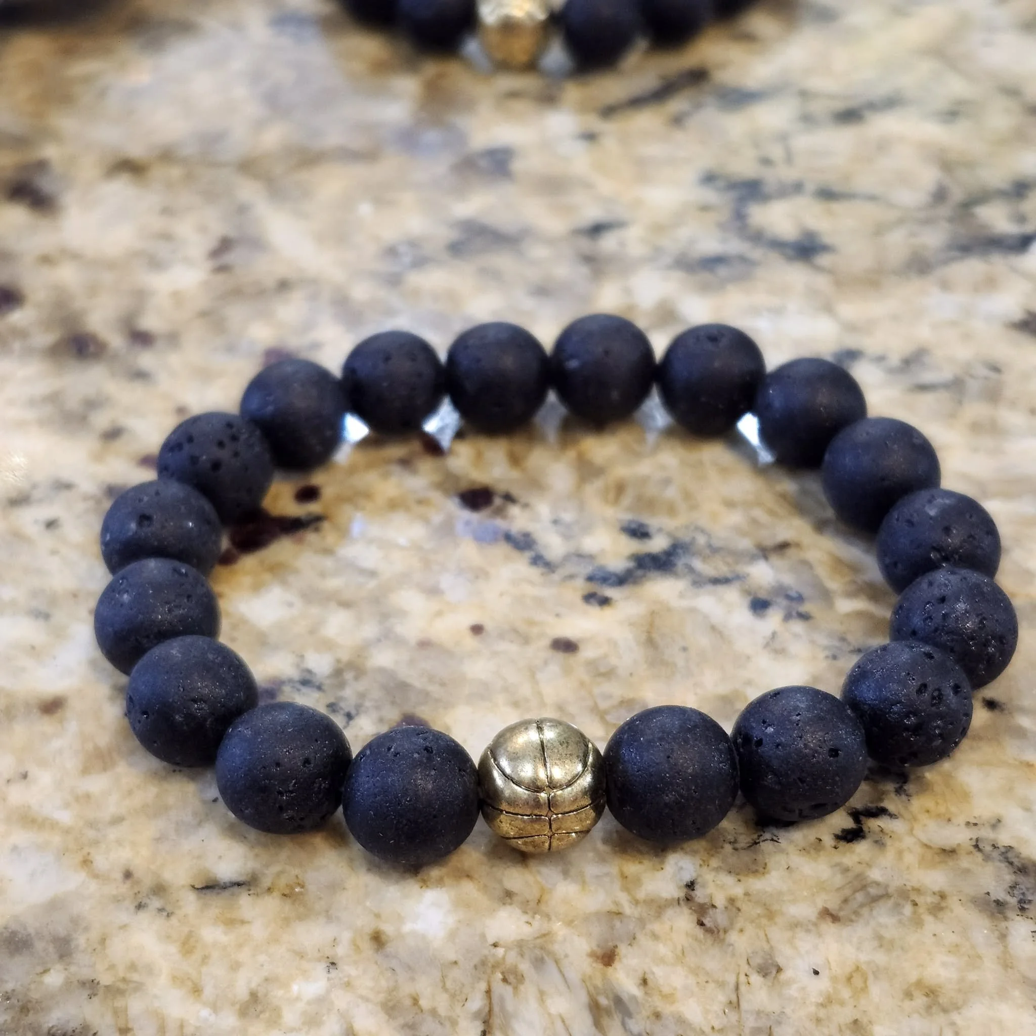 Basketball Bracelet, Essential Oil Friendly
