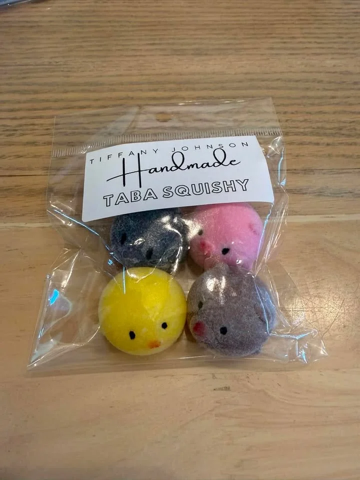 Cat, Pig, Duck, Bear Taba Squishy by Tiffany Johnson Handmade