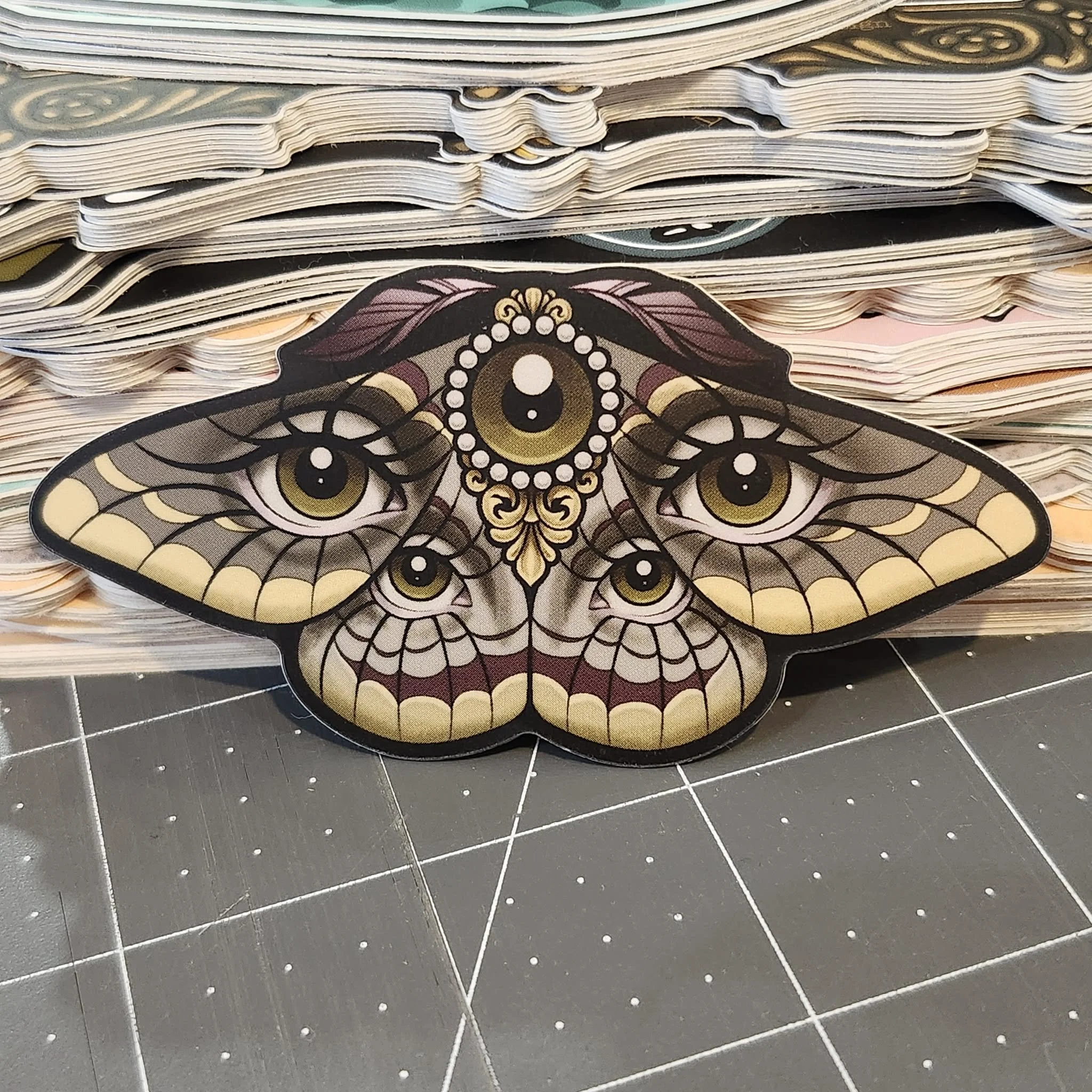 Moth Stickers by Tattooed Mannequin