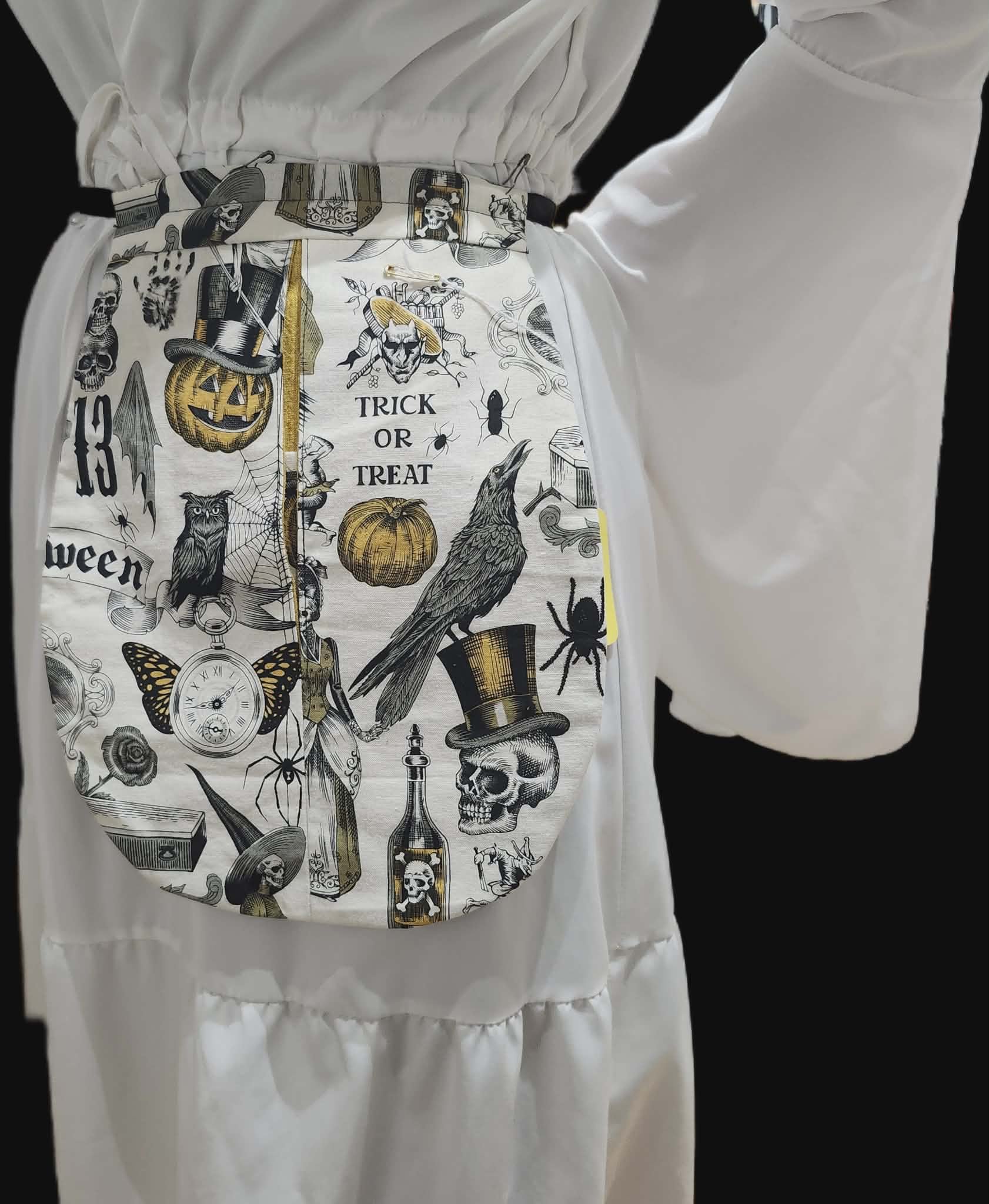 18th Century Pocket, Adult Size, By Needle Brush Hand Pen