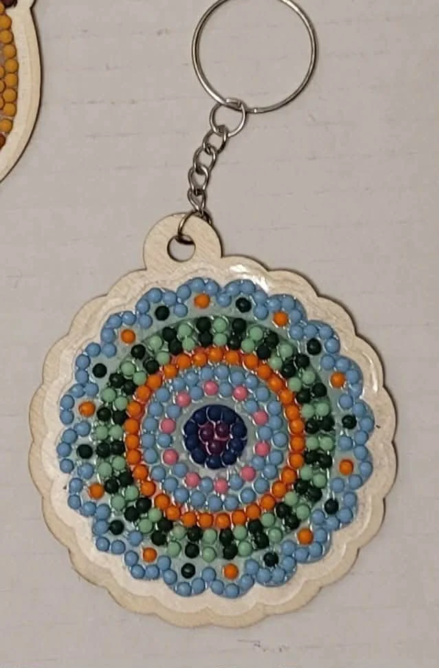 Mandella Key Chain by Dragon Heart Crafts