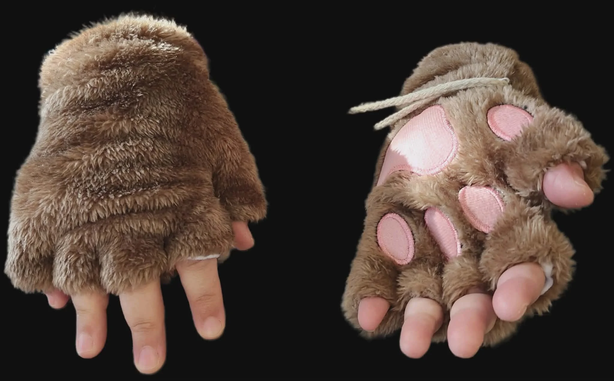 Fingerless Paw Gloves