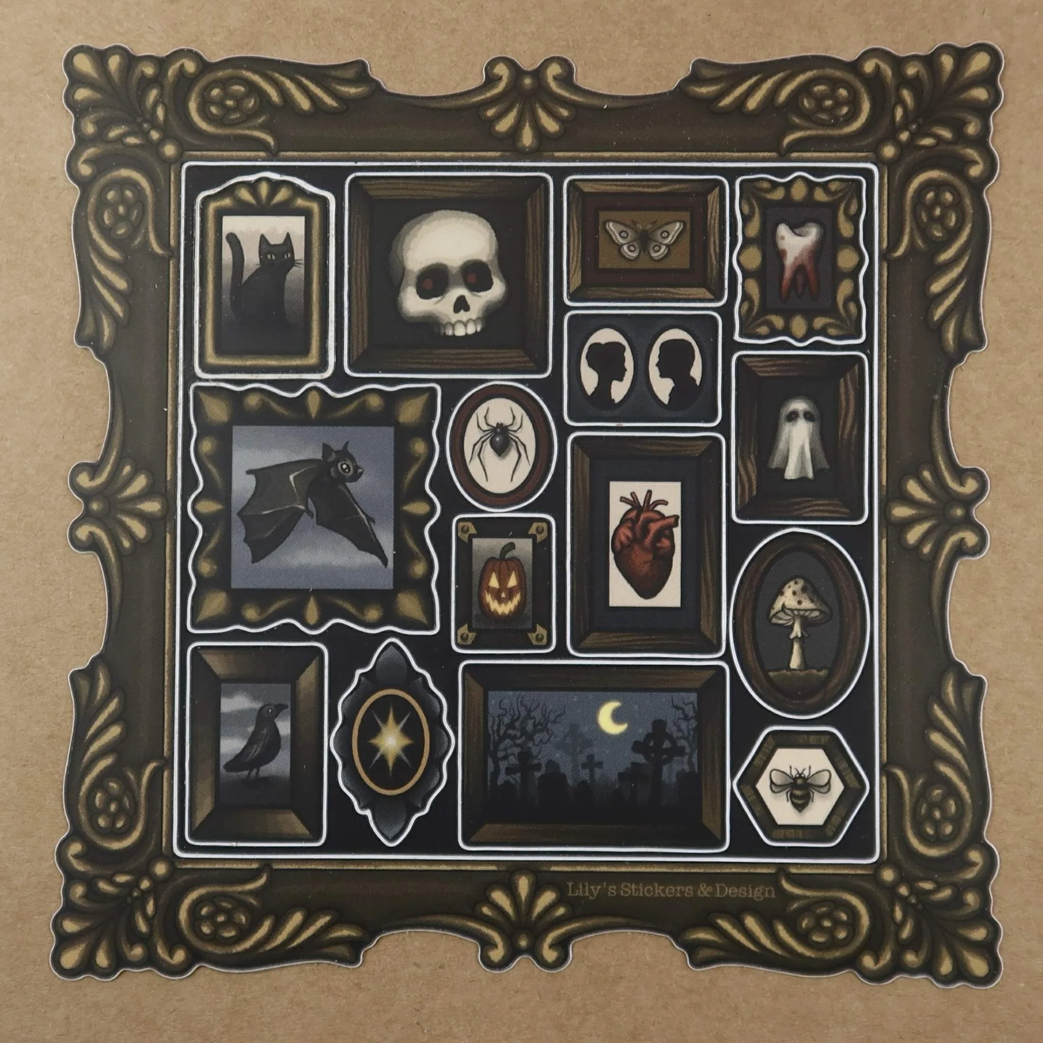 5X5 Inch Vinyl Waterproof Weatherproof Dishwasher Safe stickers by Tattooed Mannequin