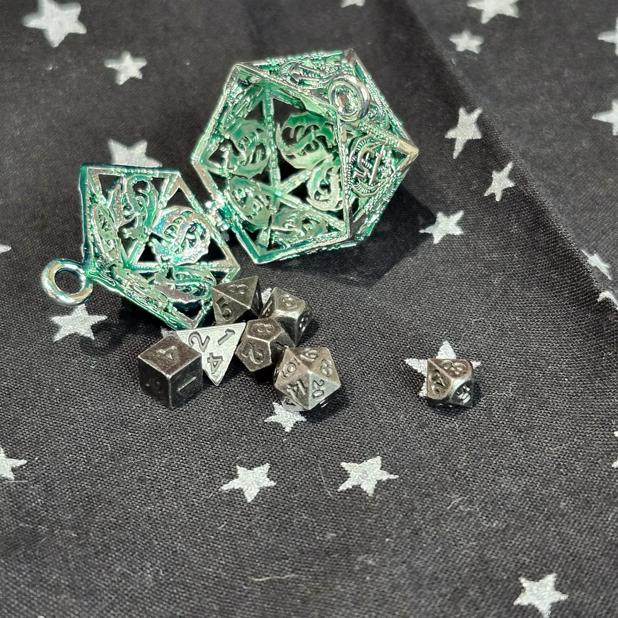 Mini Dice, Key Chain, Green, Katie Frielund