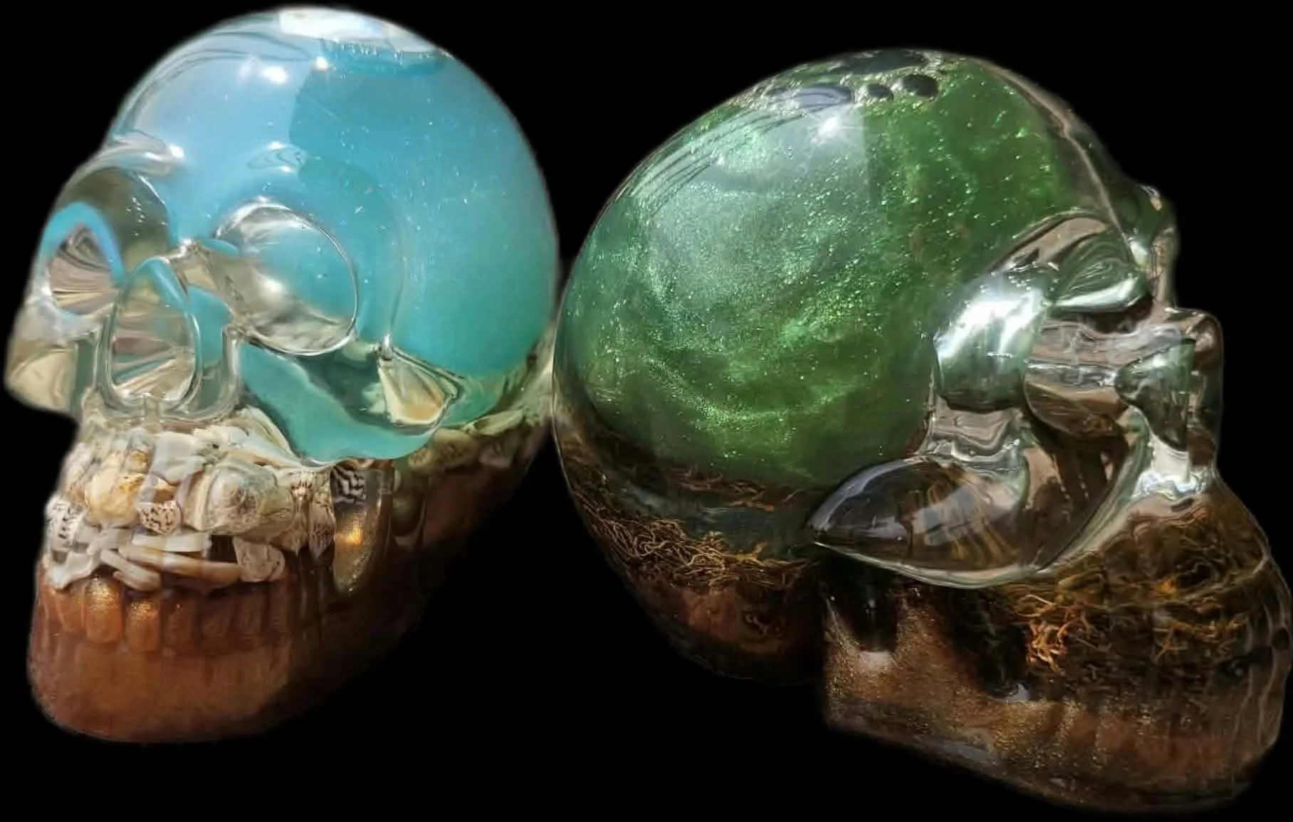 Liquid Core Skulls by 3DRAWcreations