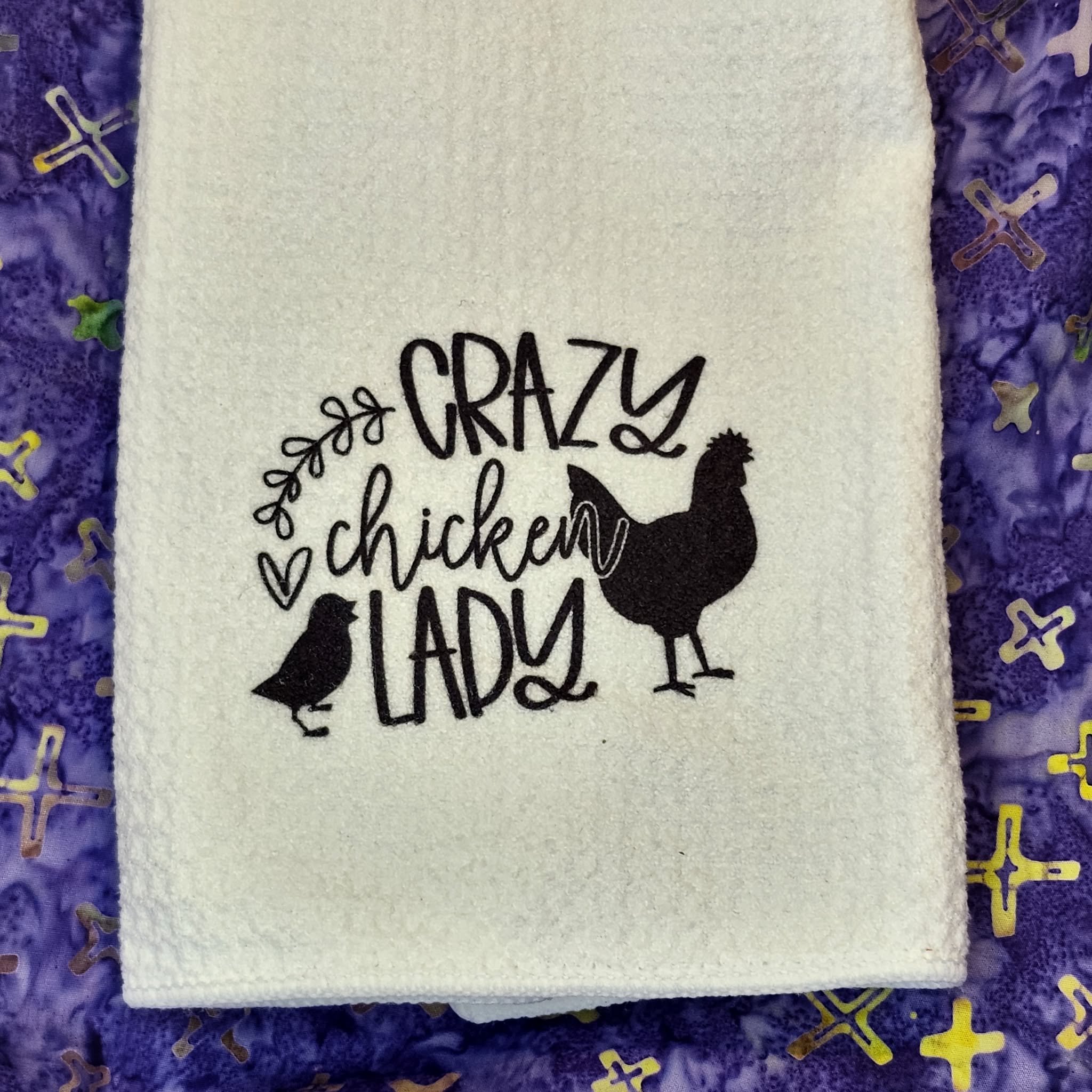 Crazy Chicken Lady by D. Dawes Designs