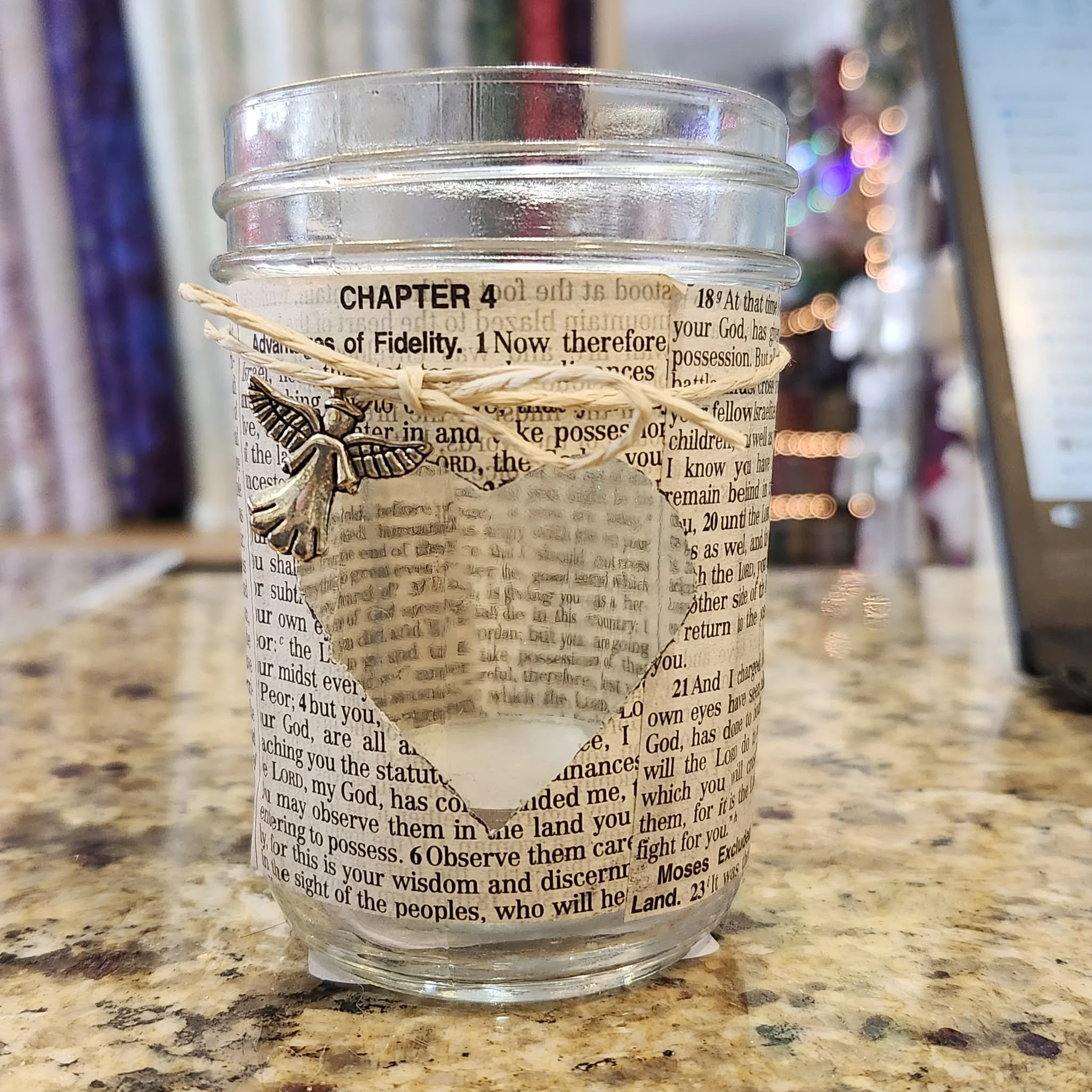 Tea Light Candle by The Fox Witch Who Read Everything