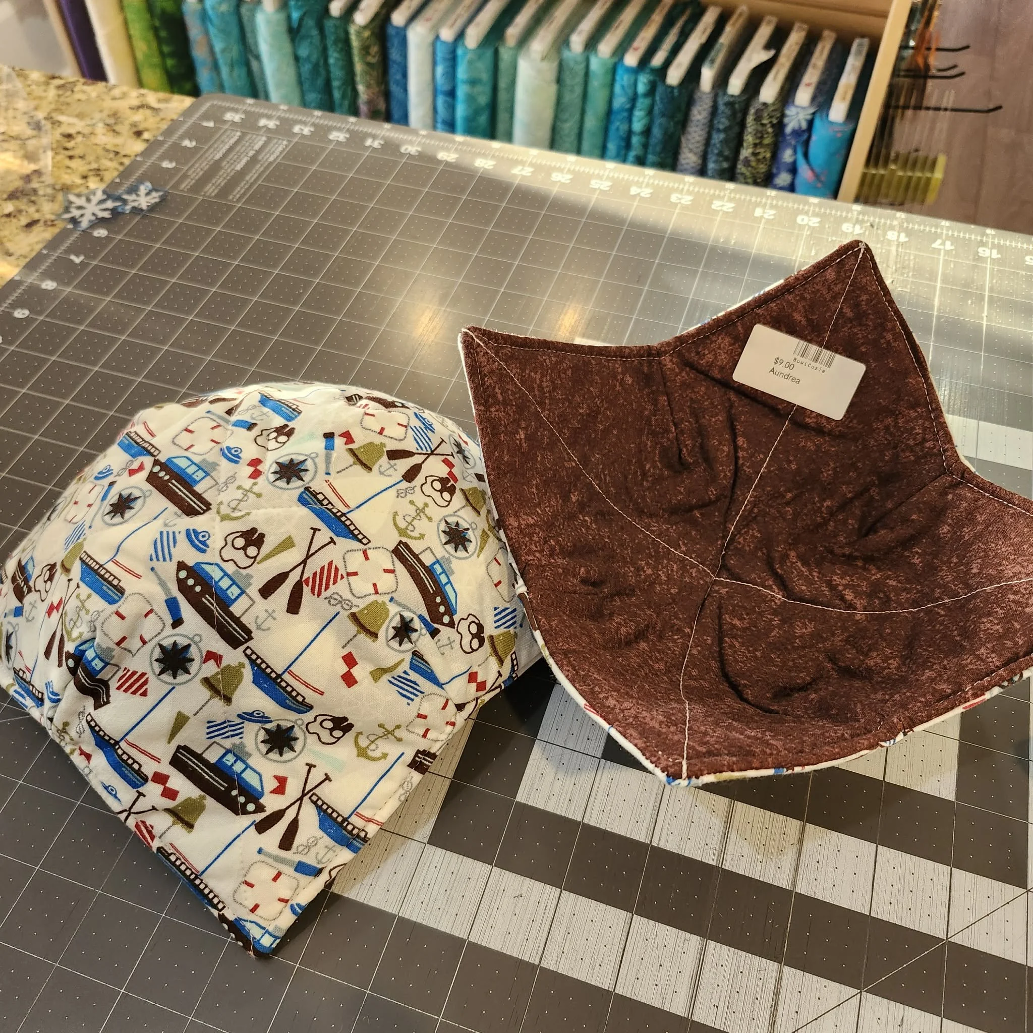 Boat Bowl Cozies by Aundrea