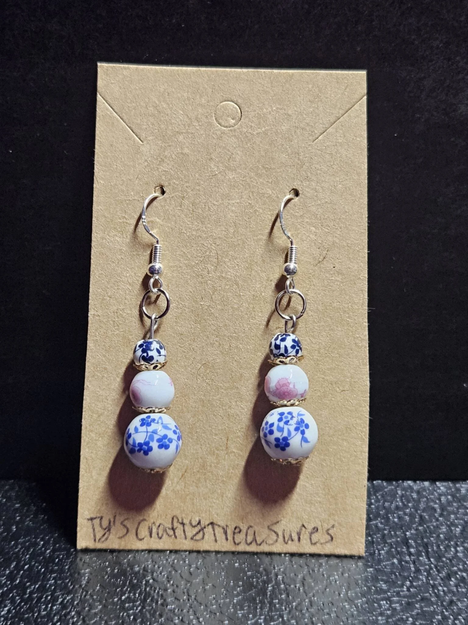 Flower Garden Earrings by Ty's Crafty Treasures