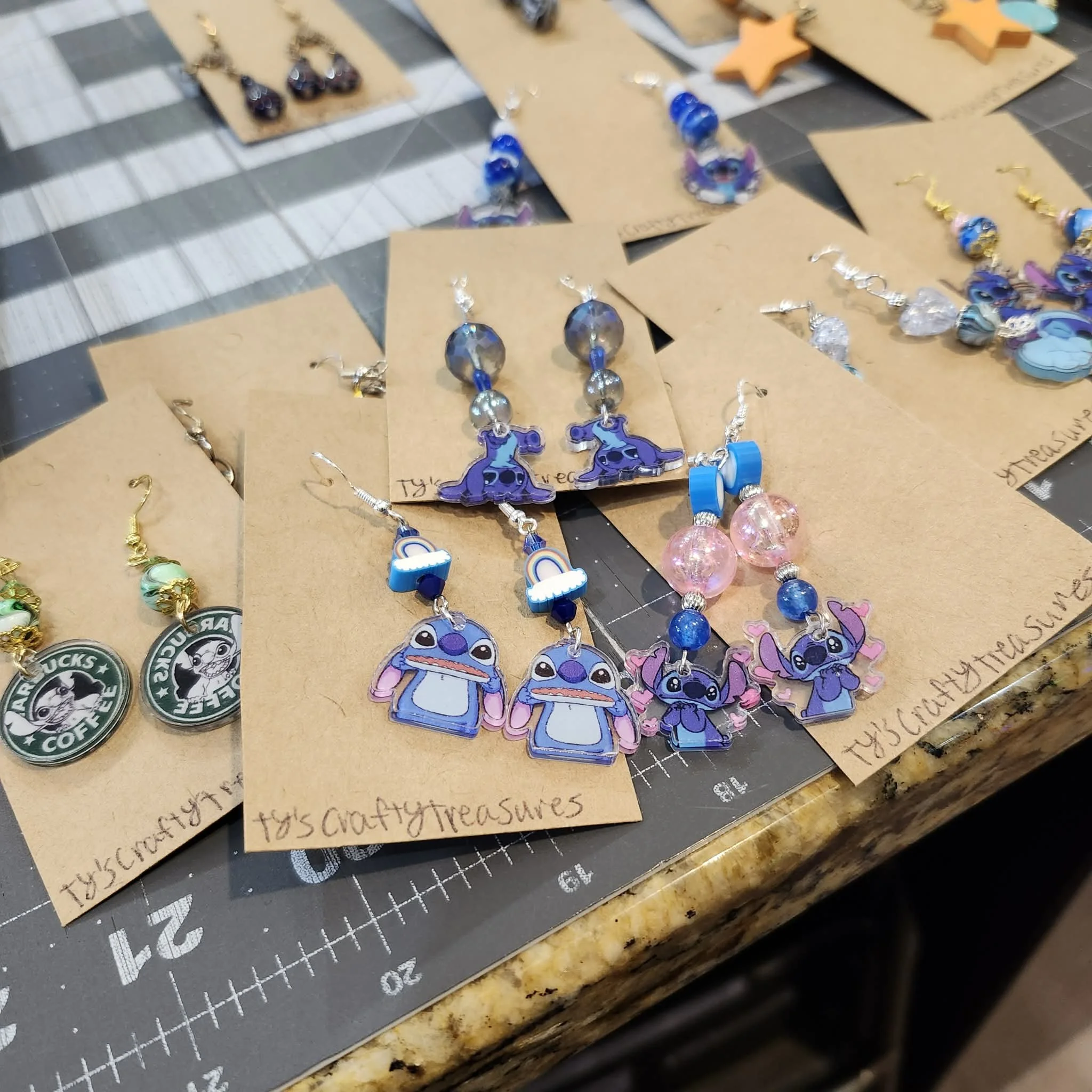 Pop Culture Earrings From Ty's Crafty Creations
