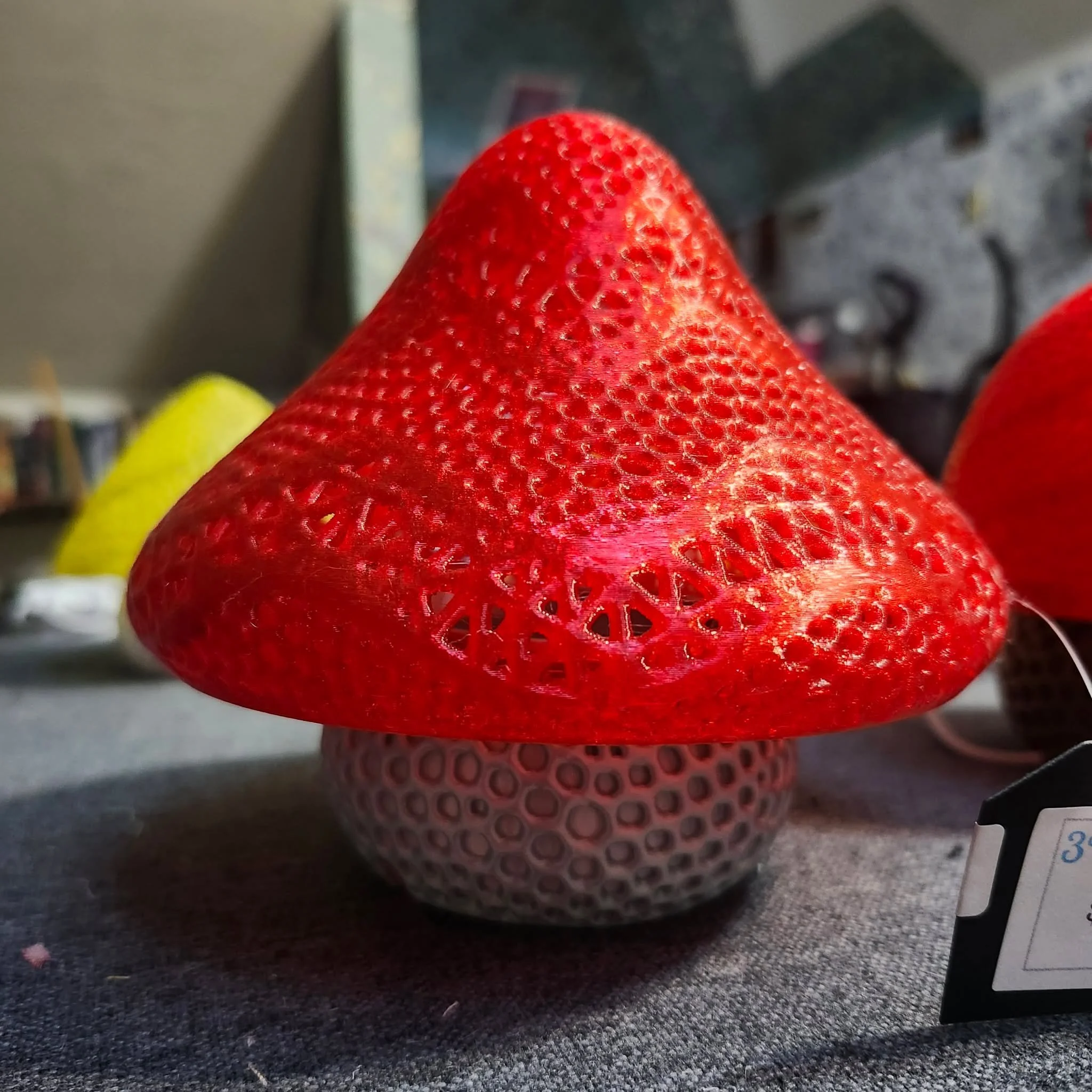 Mushroom Lamp by 3DRAWcreations