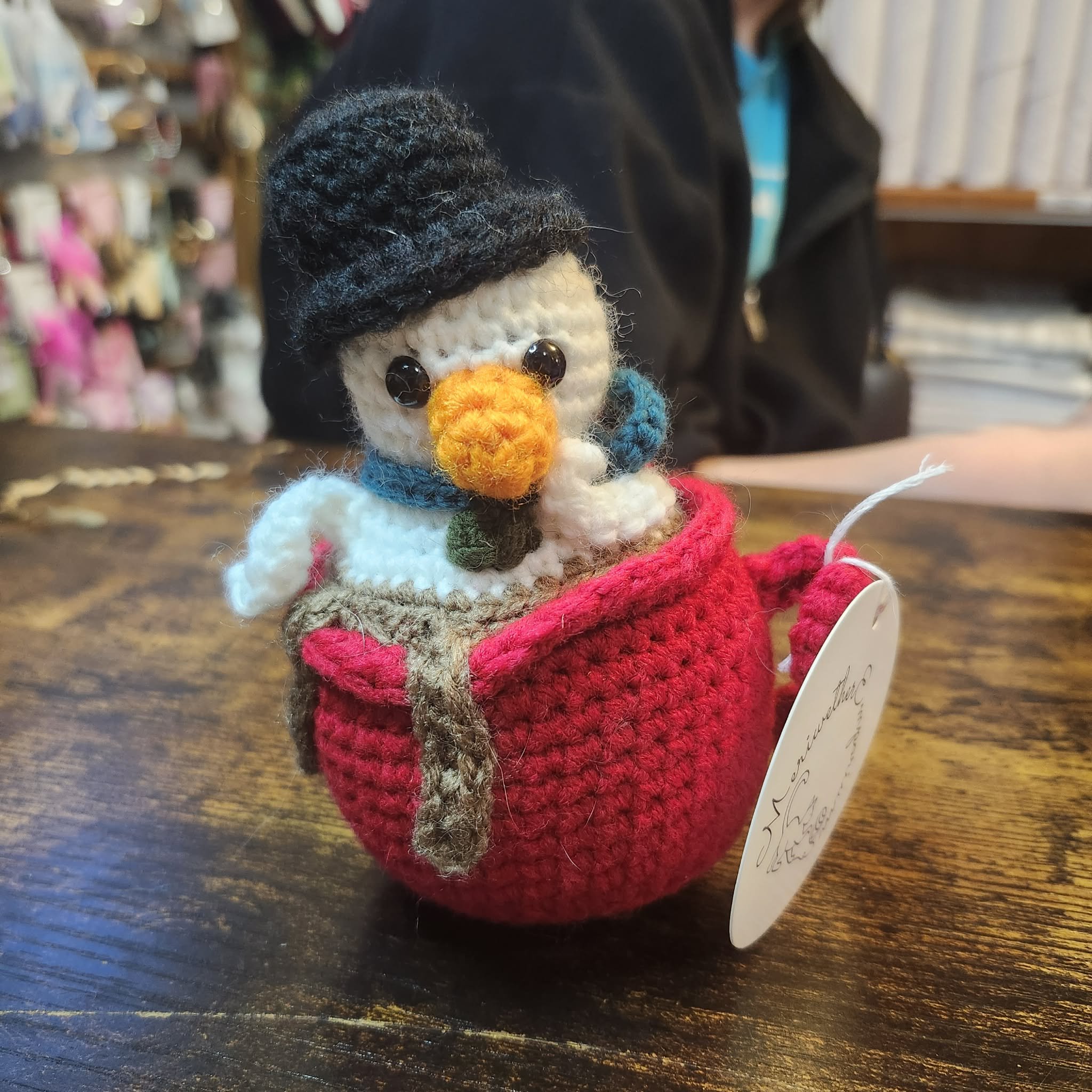 Hot Coco Snowman by Meriwether Emporium