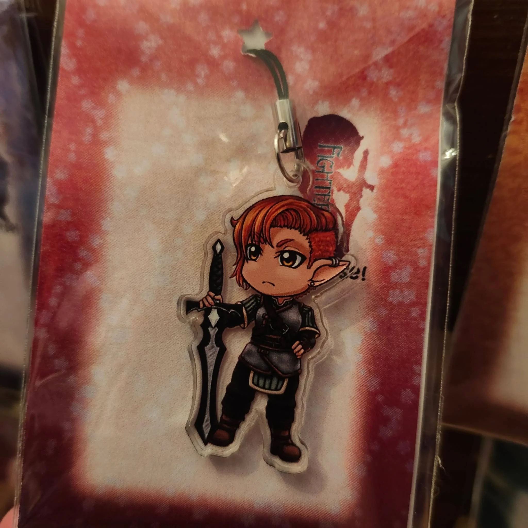 Fighter Phone Charm by Lionheart Art and Designs