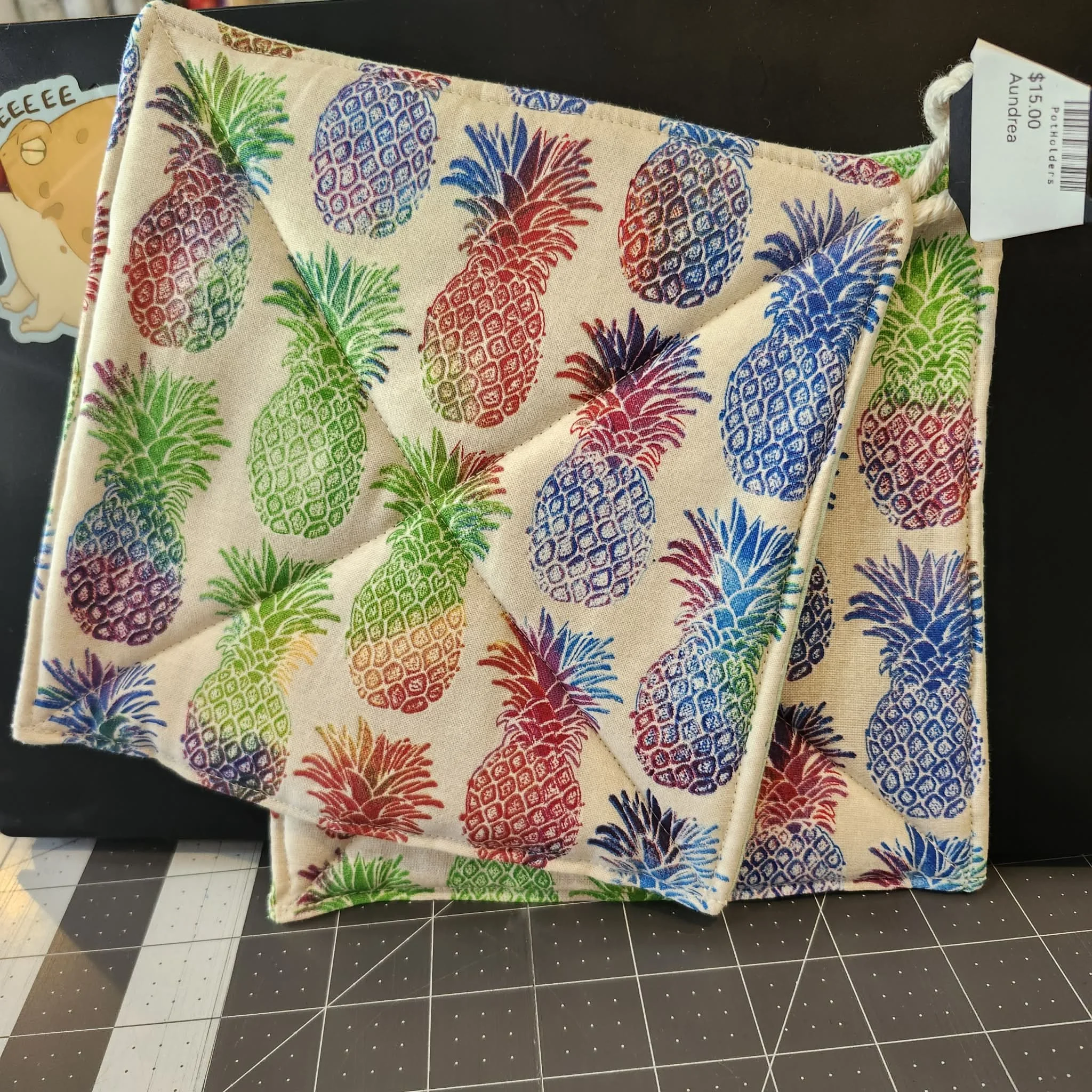 Pineapple Pot Holder by Aundrea