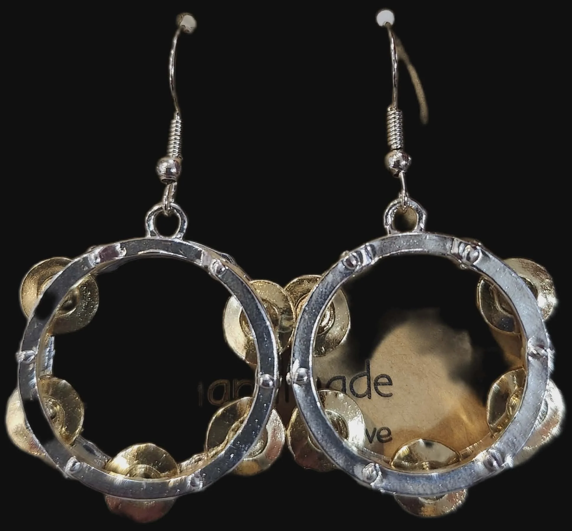 Tambourine Earrings by Sarah C