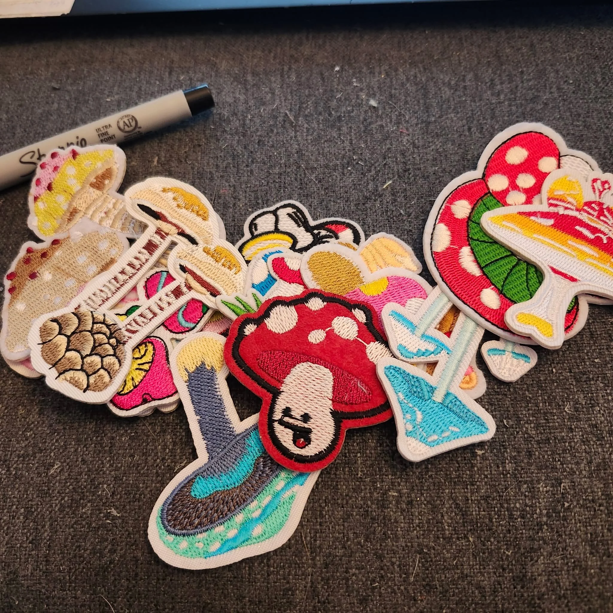 Iron On Mushroom Patches
