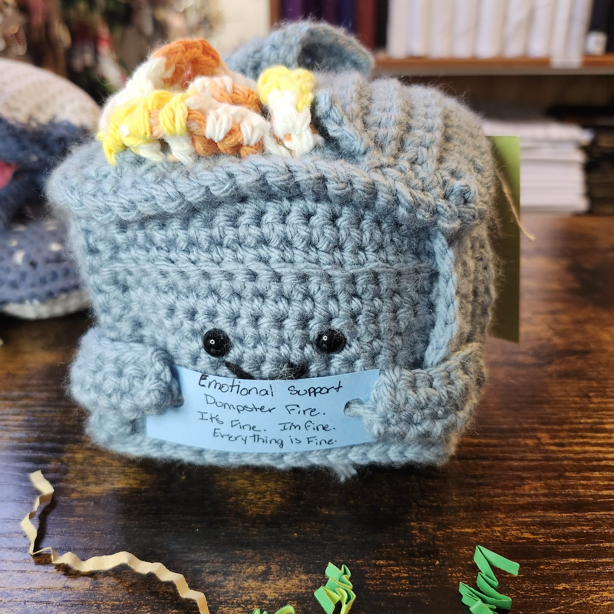 Emotional Support Dumpster Fire by Madison Allen