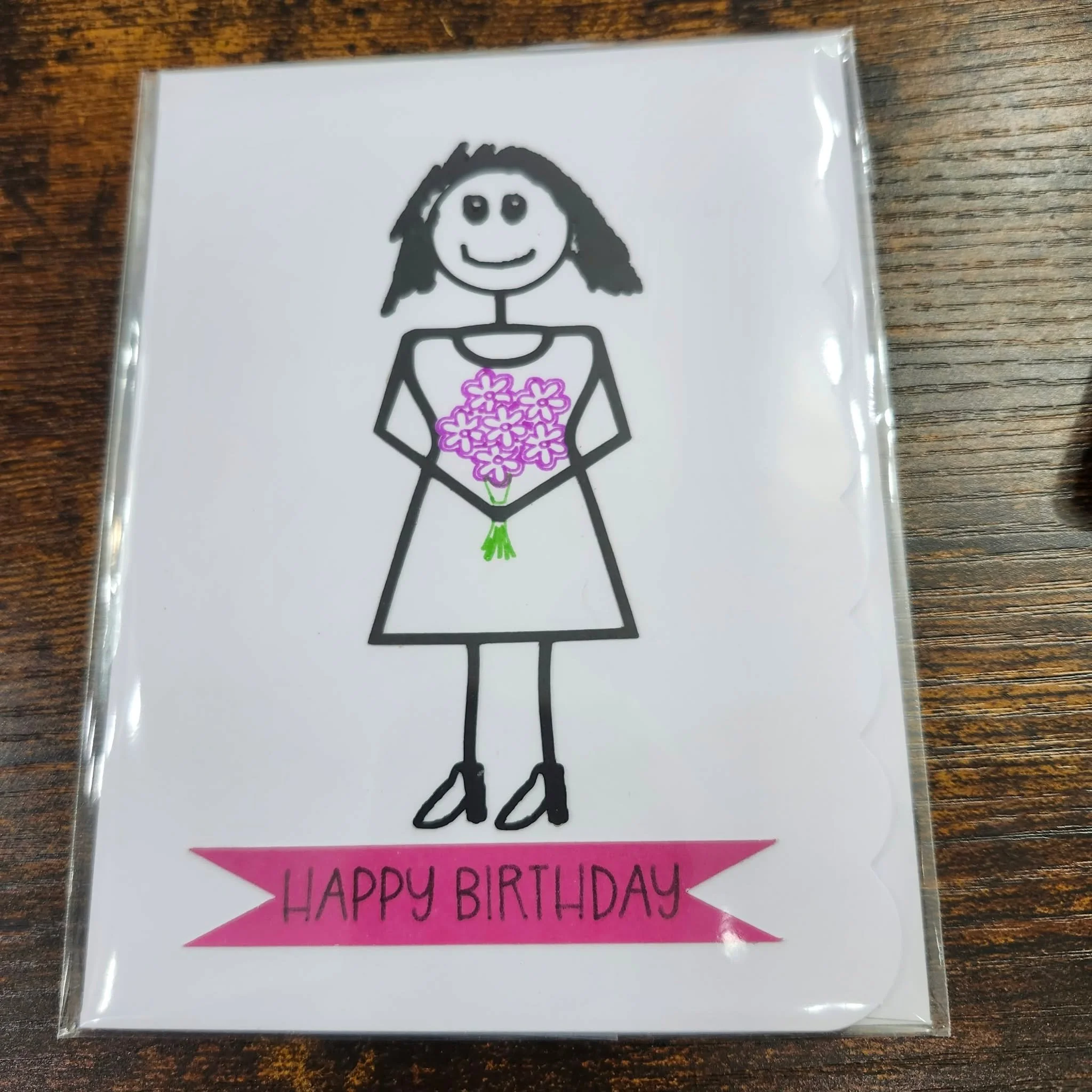 Happy Birthday Mom card by Lorena Gipp