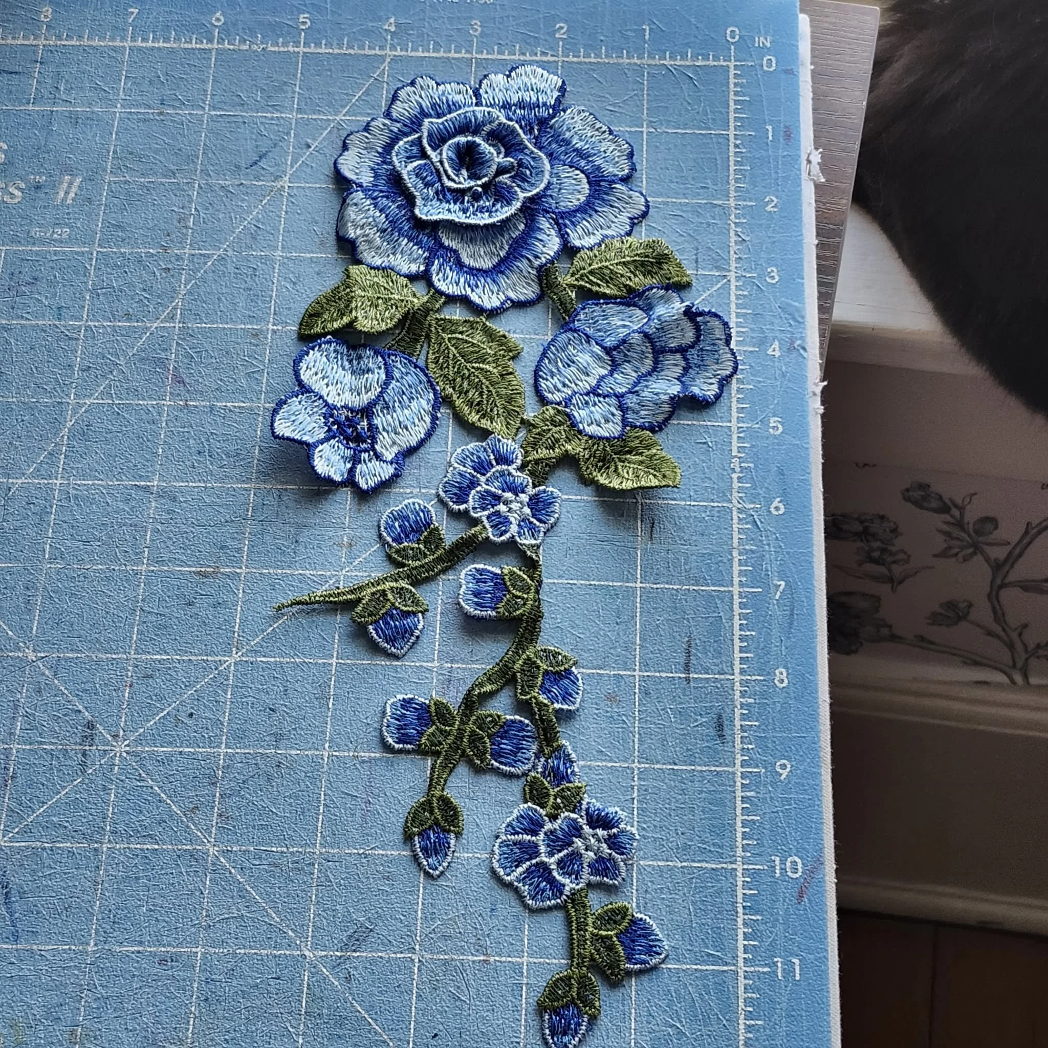 Embroidered Floral Patch