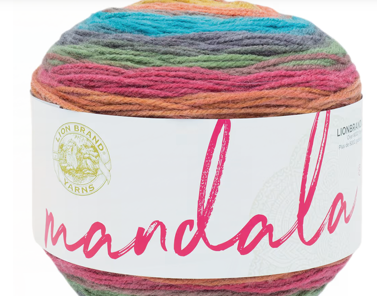 Lion Brand Mandala Yarn - Groot, 590 yards, Taeolin's Artifacts