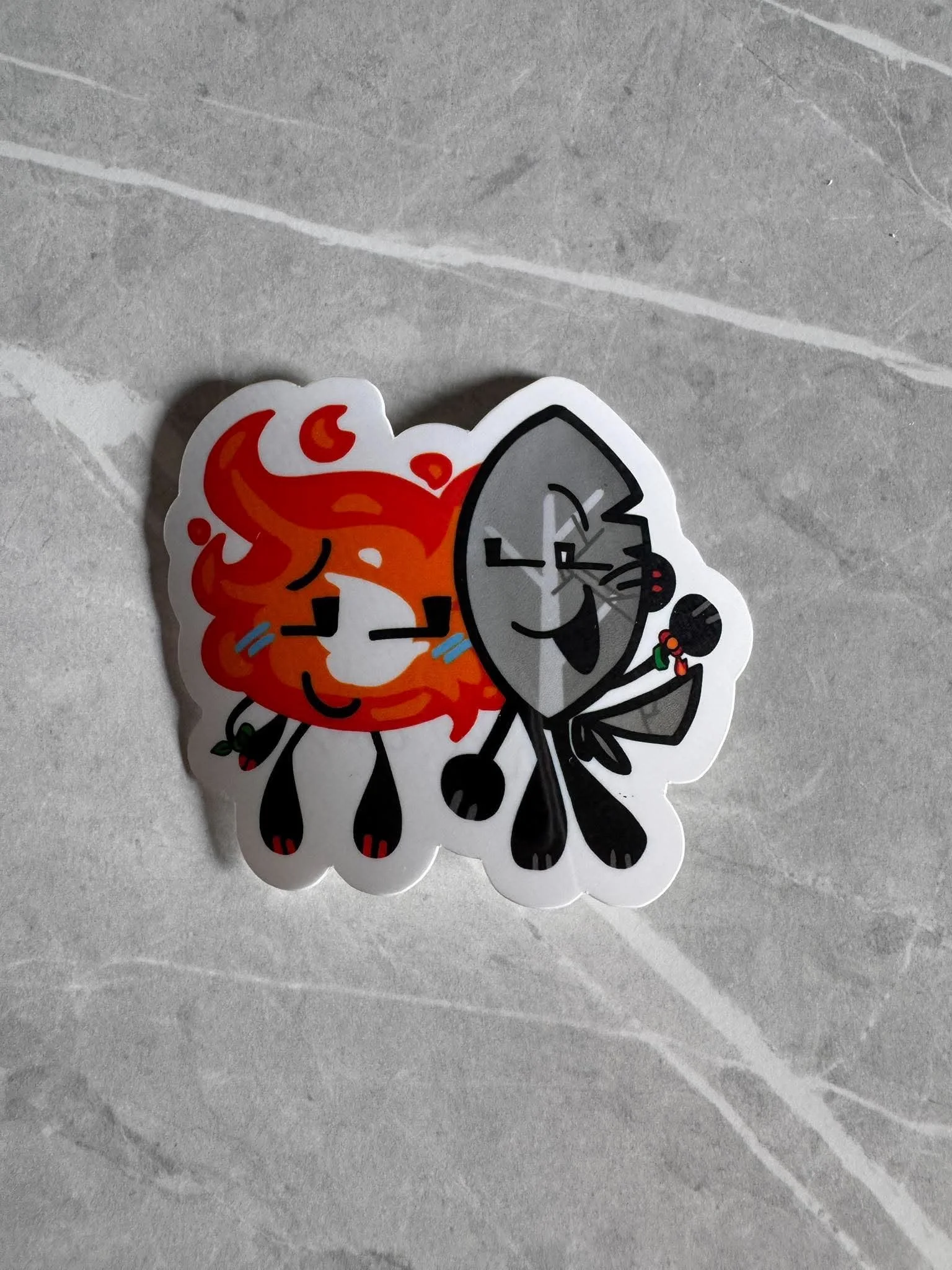 Firey and Leafy by Alien Friends