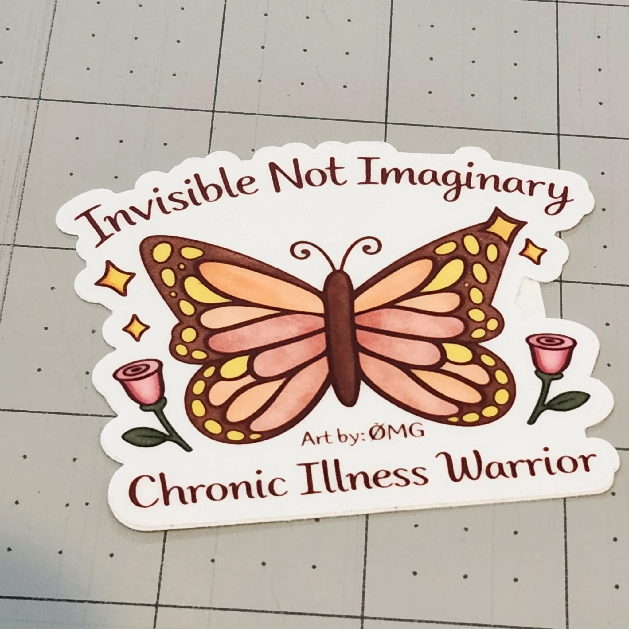 Chronic Illness Warrior, by Art by: ØMG