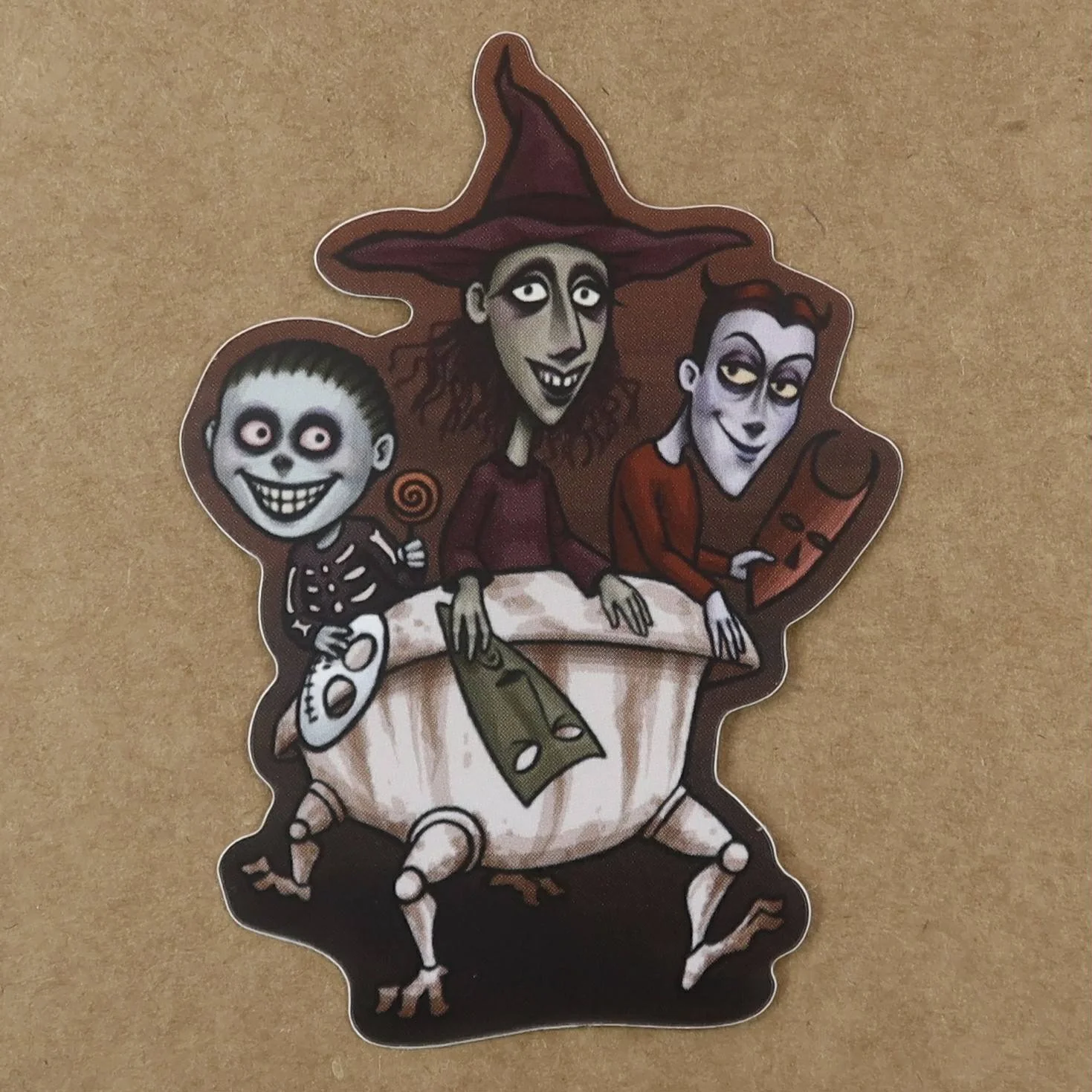 3 x 3inch Vinyl Waterproof Weatherproof Dishwasher Safe stickers by Tattooed Mannequin