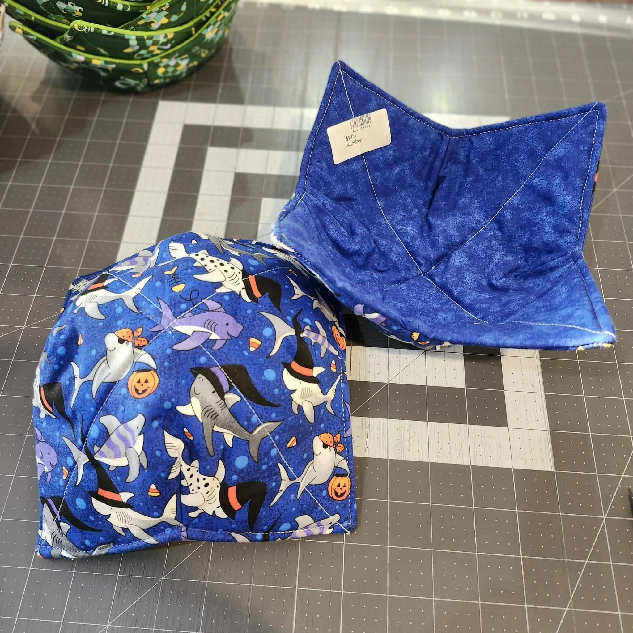 Shark Bowl Cozies by Aundrea
