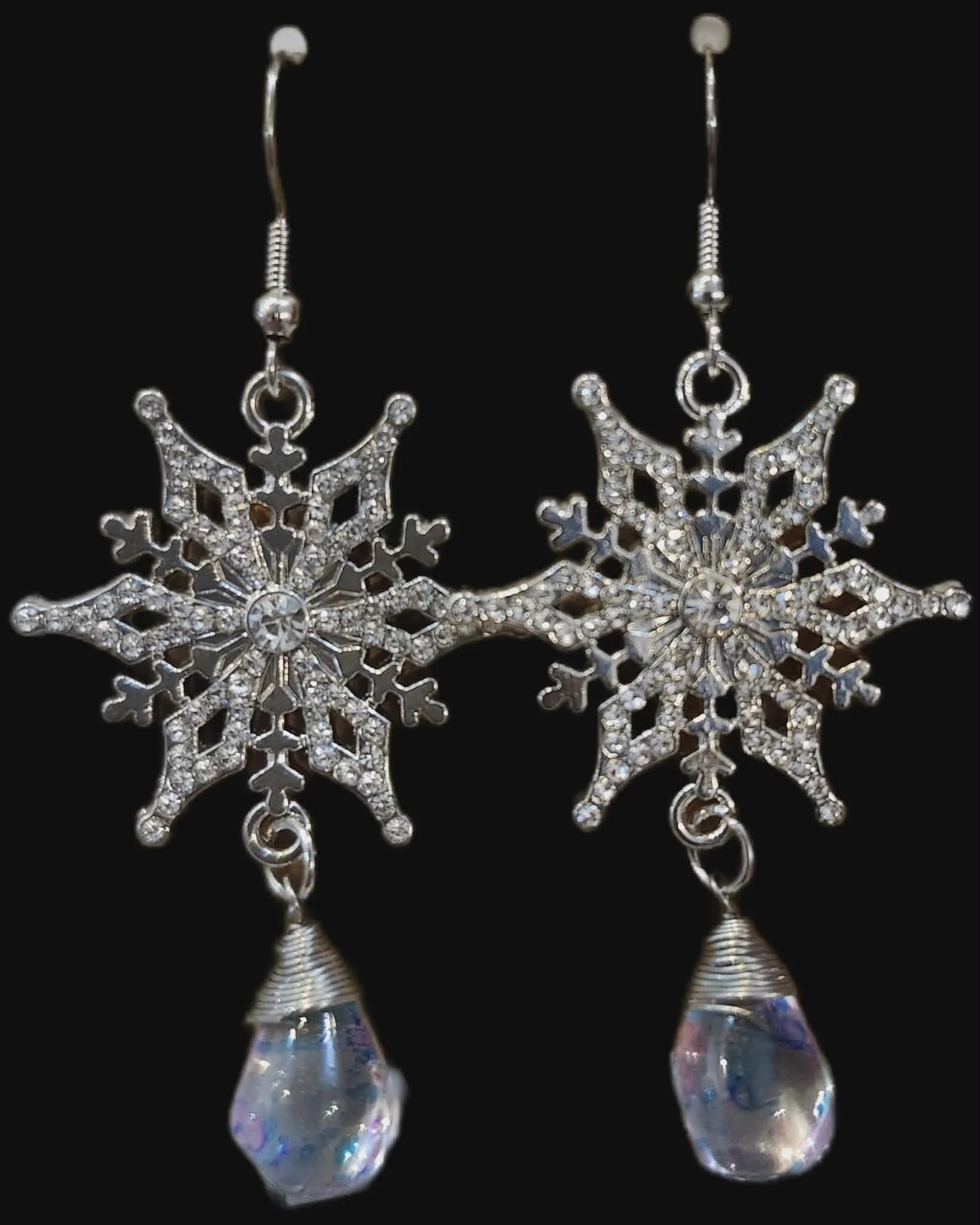 Snowflake Earrins by Sarah C