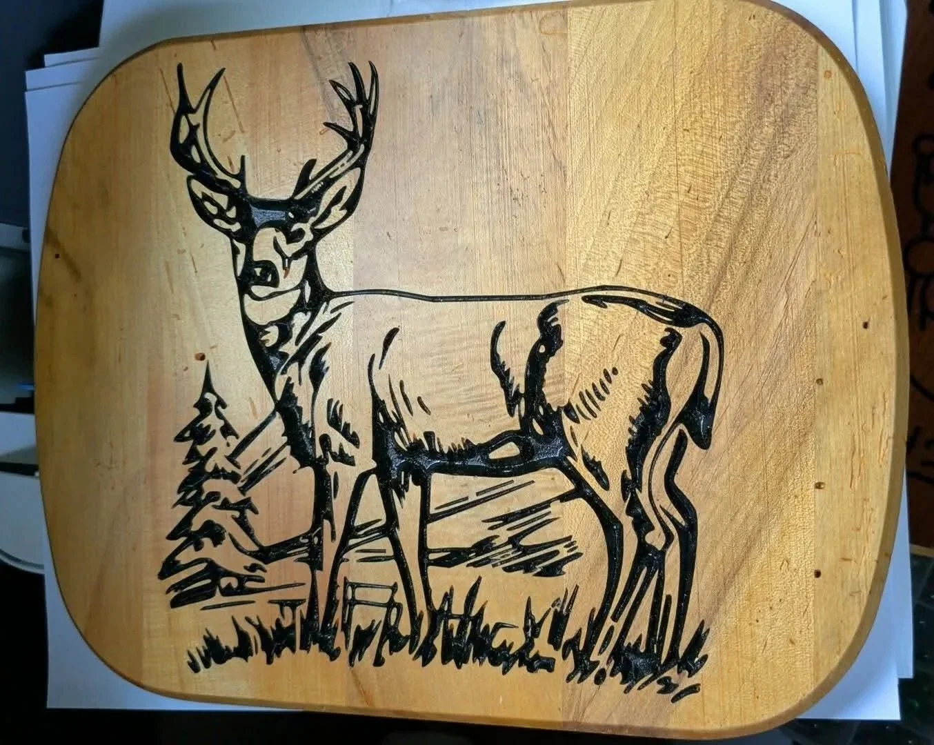Deer Sign by Randy Lasee