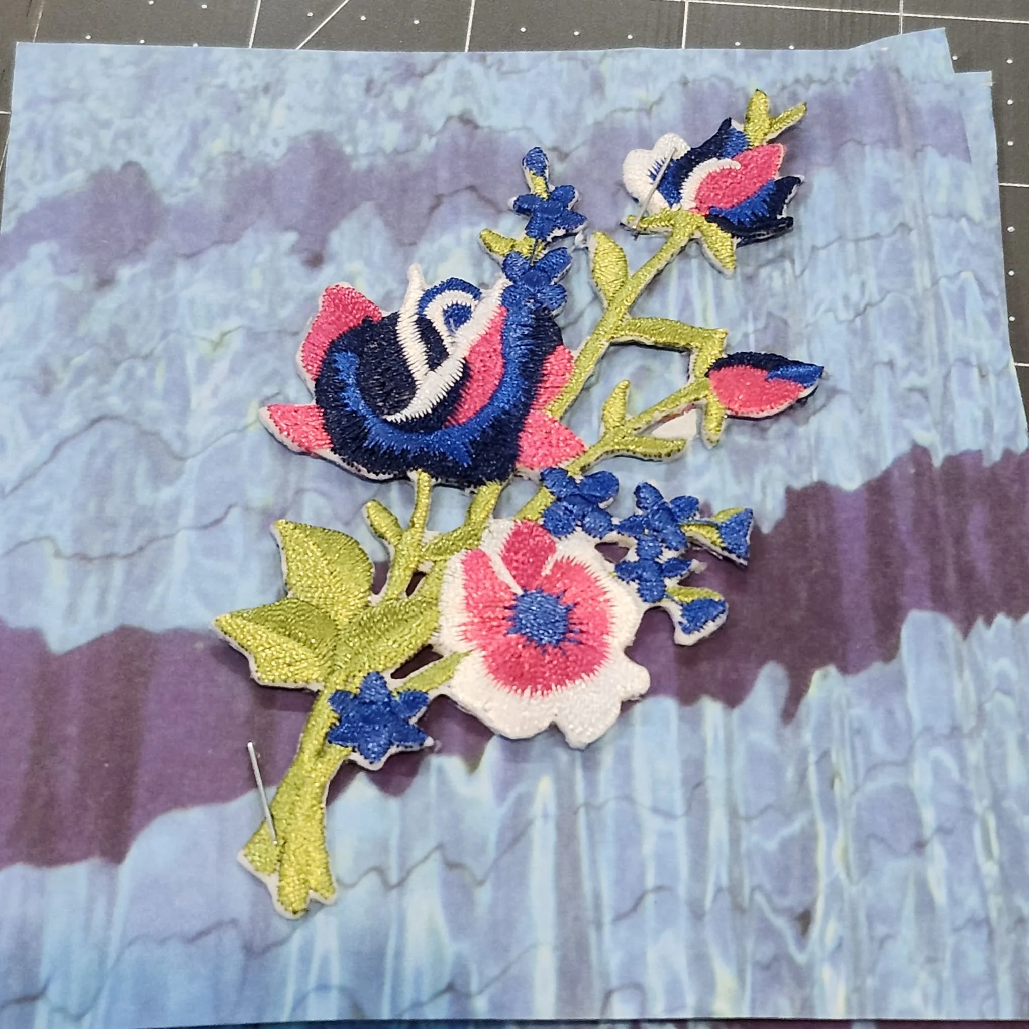 Floral Fabric Patches