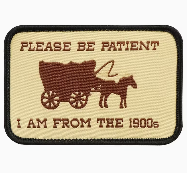 1900's, Iron On Patch