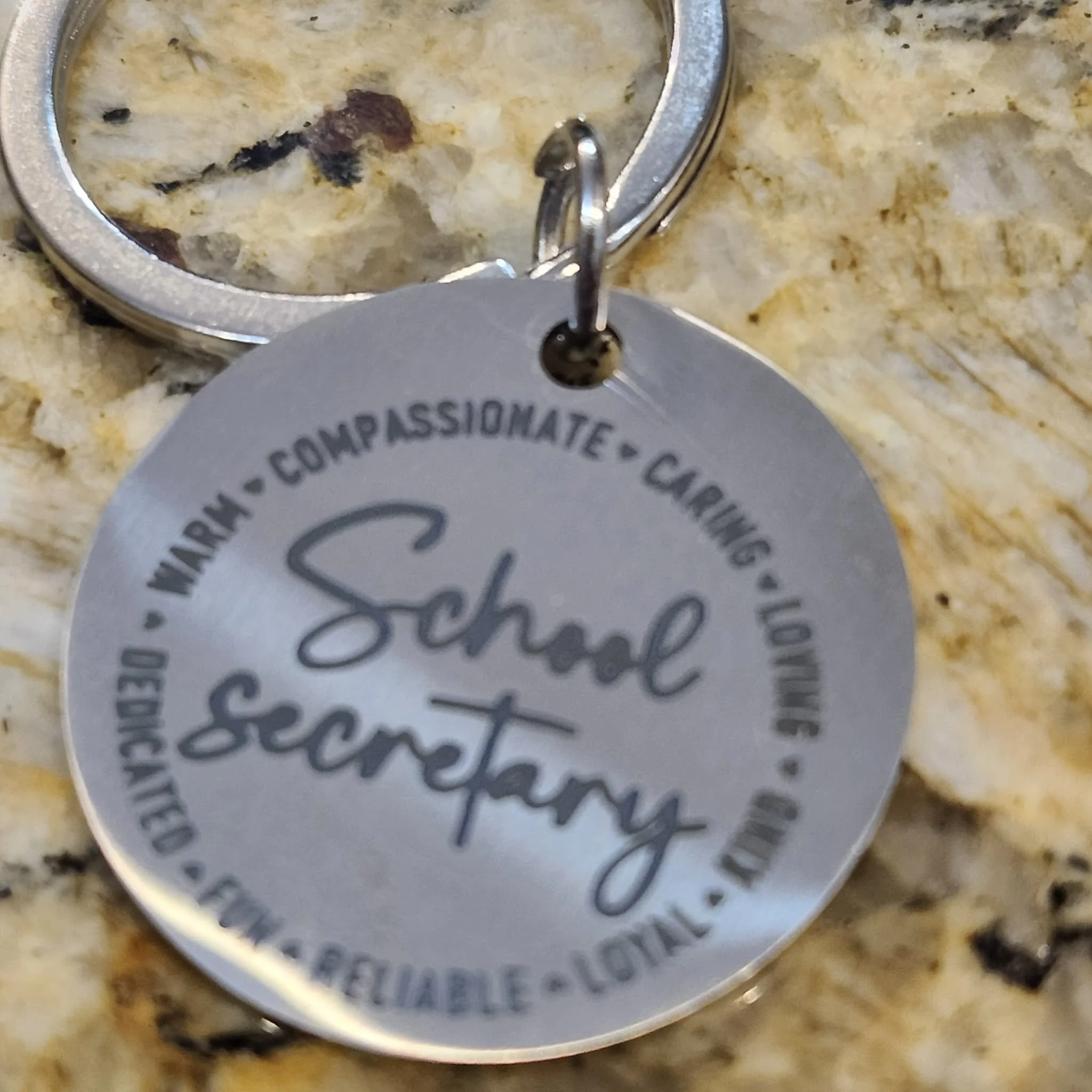 School Secretary Key Chain