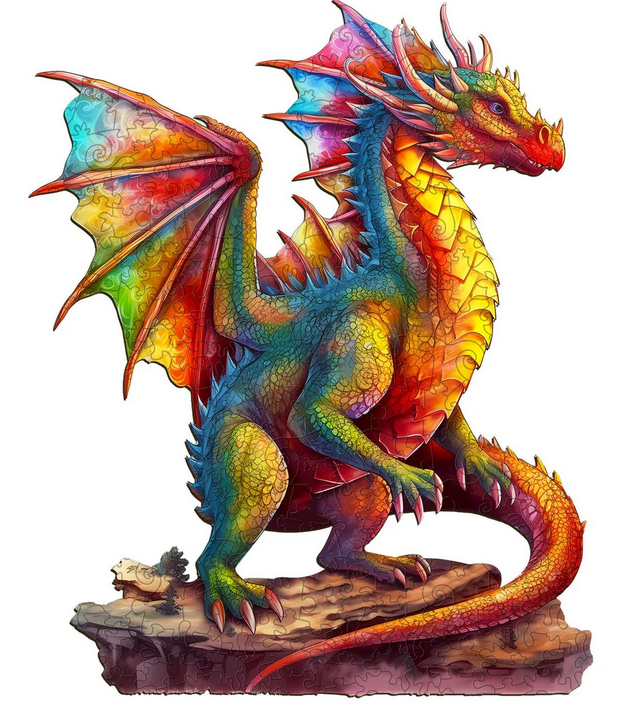 Wooden Dragon Puzzle