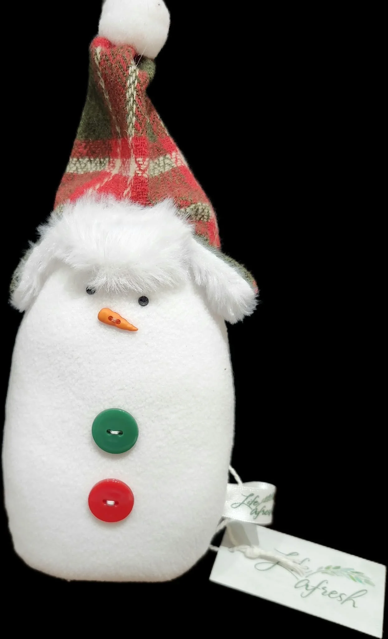 Snowman Plushie by Life Afresh