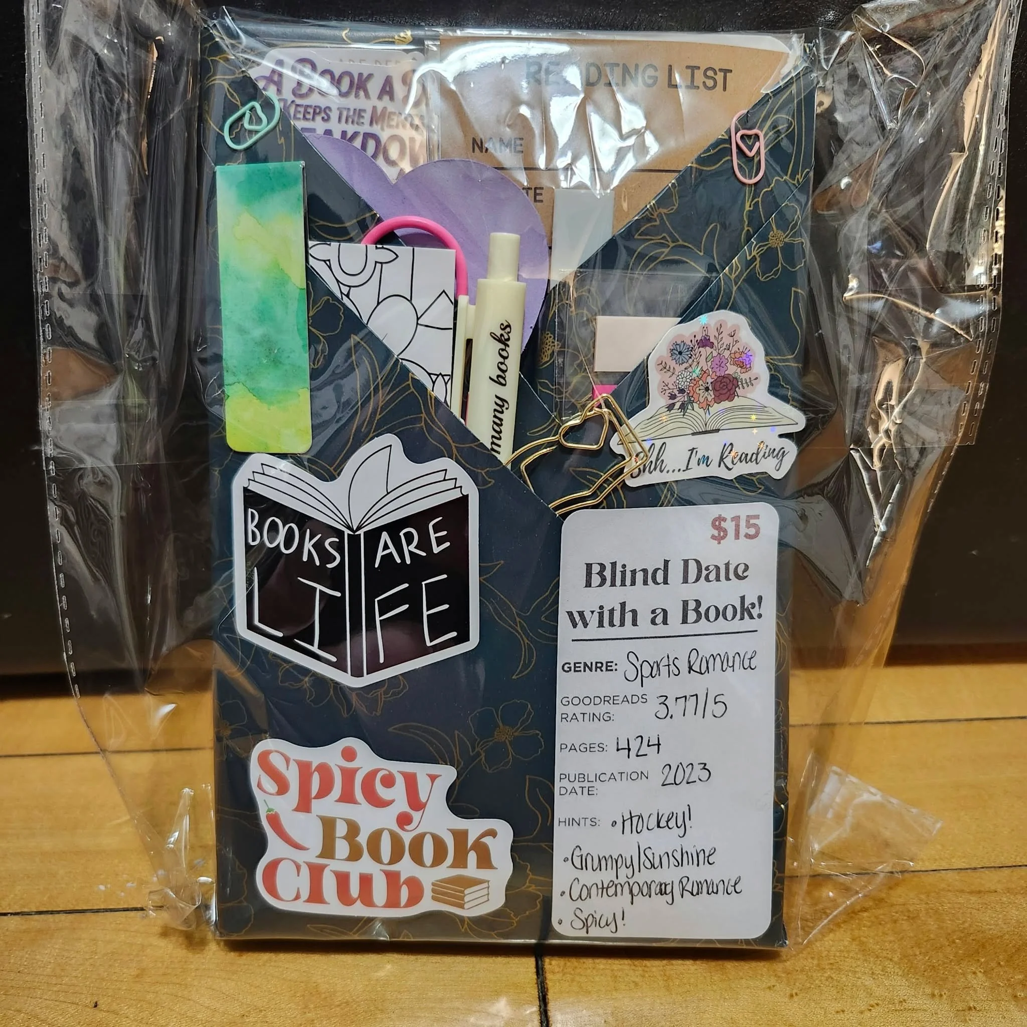 Blind Date With A Book, Sports Romance. From Krystina