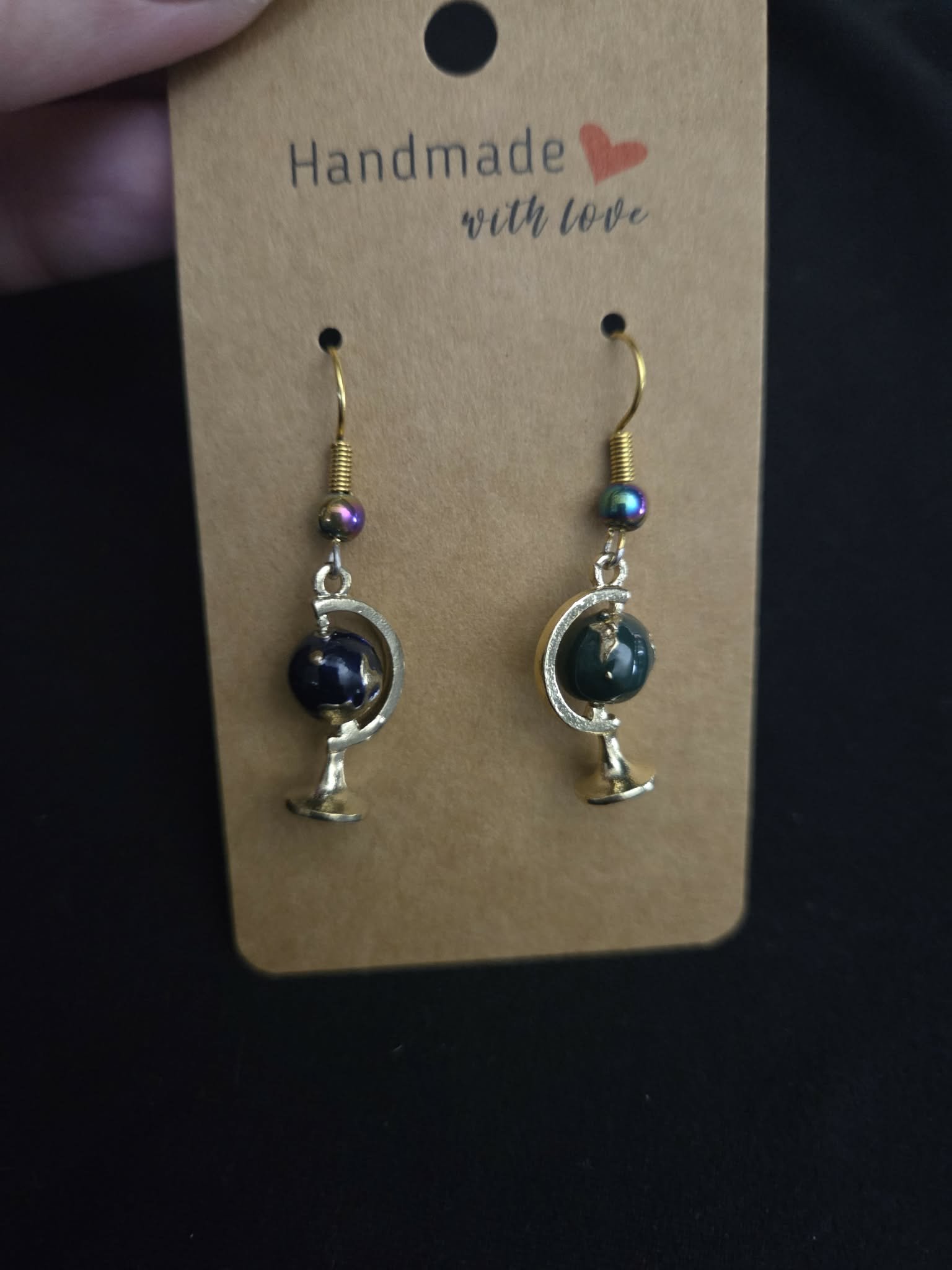 Globe Earrings by Sarah