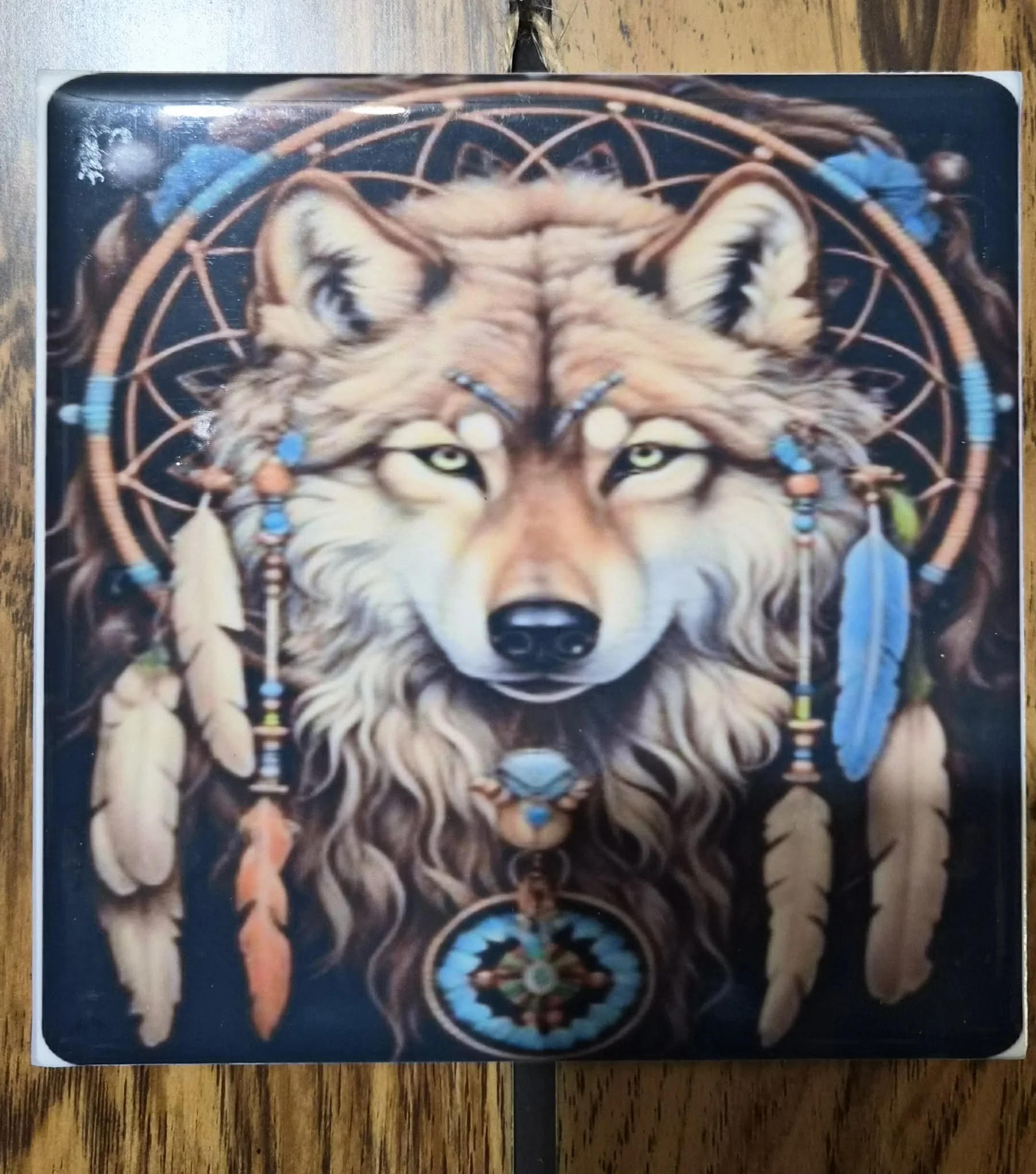 Wolf Wall Hanging by Patty