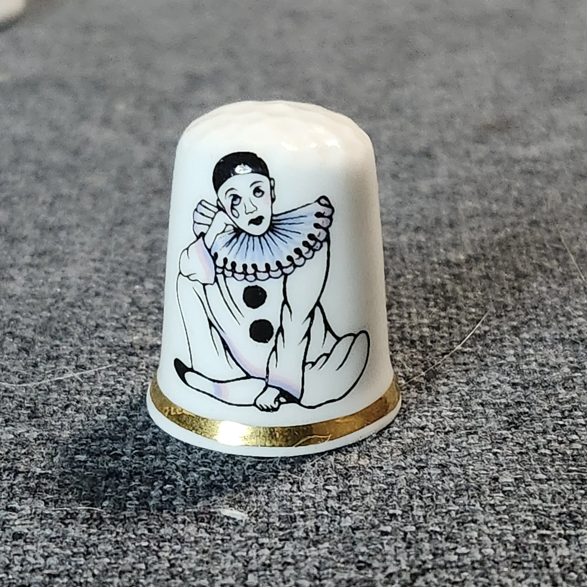 Clown, Antique Thimbles, Sold By Life With Lemmons