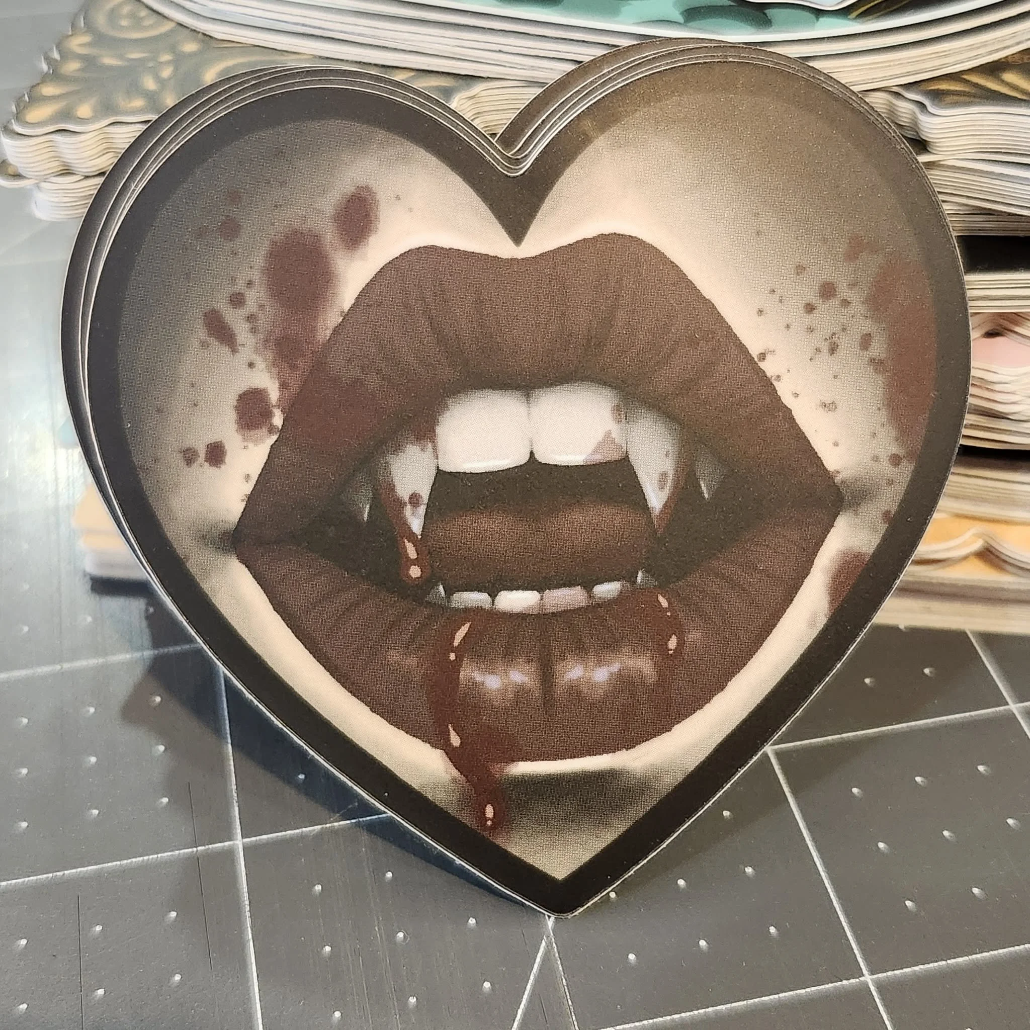 3X3 Sticker by Tattooed Mannequin