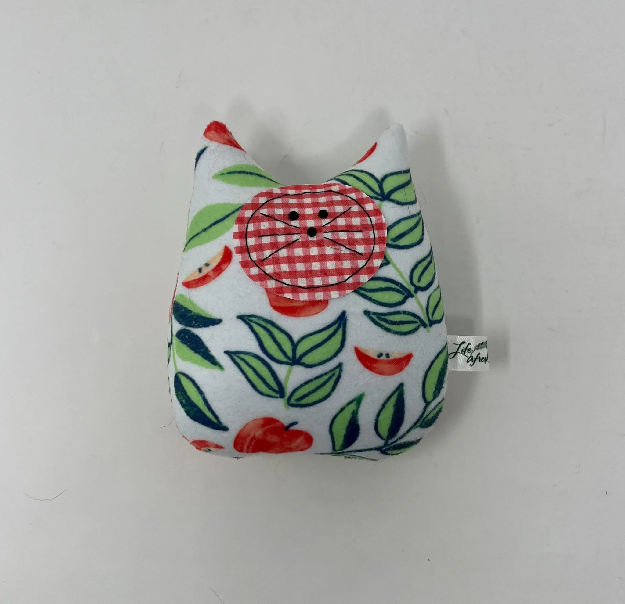 Apple Cat Plushie by Life Afresh