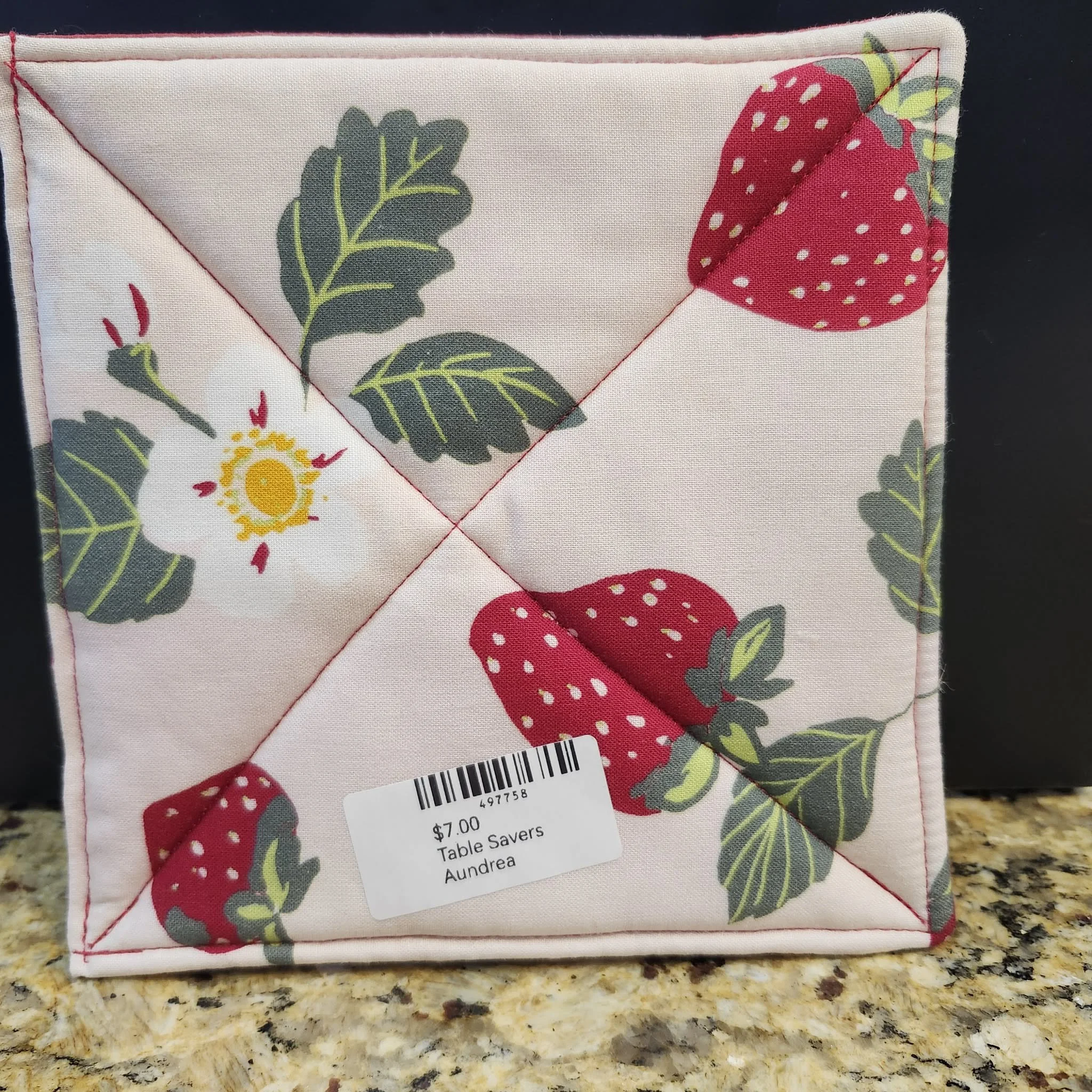 Strawberry Hot Pad / Table Saver