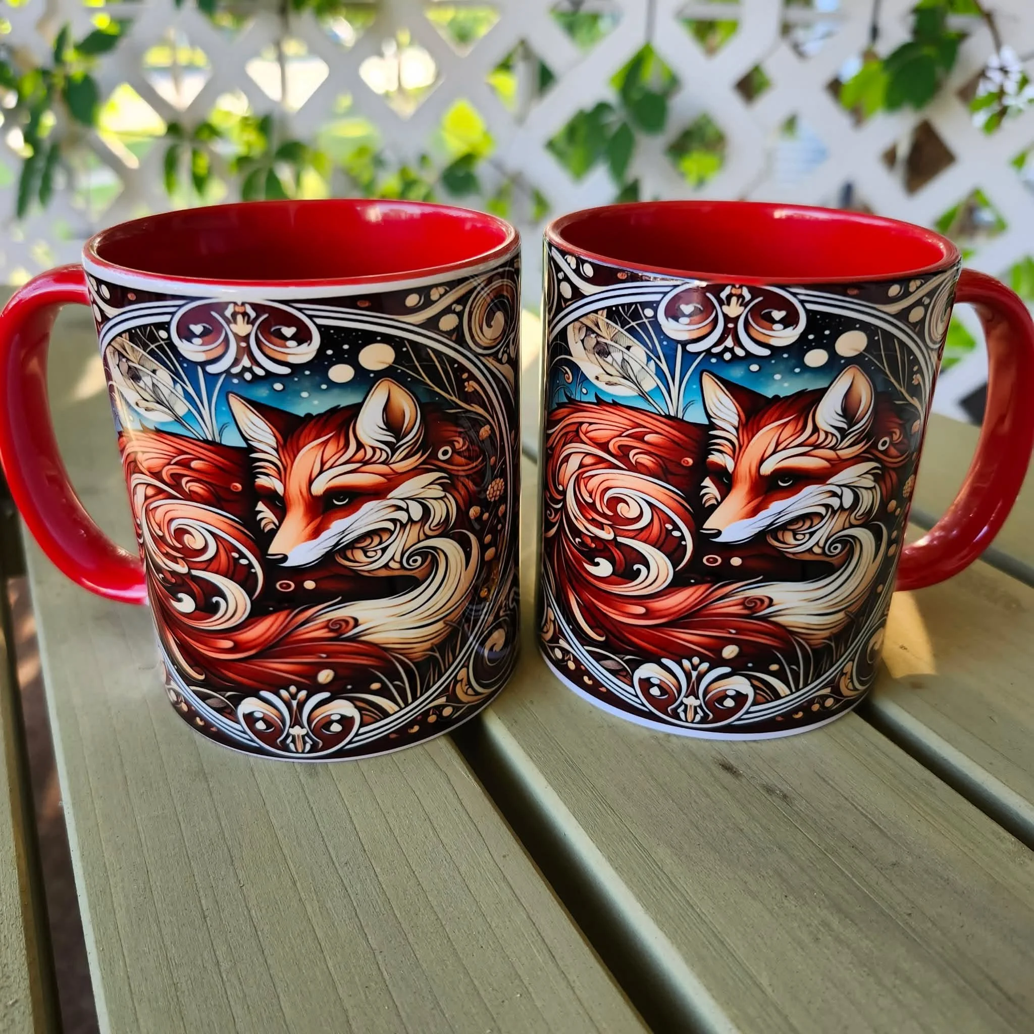 11oz Fox Ceramic Mug, Eowyn