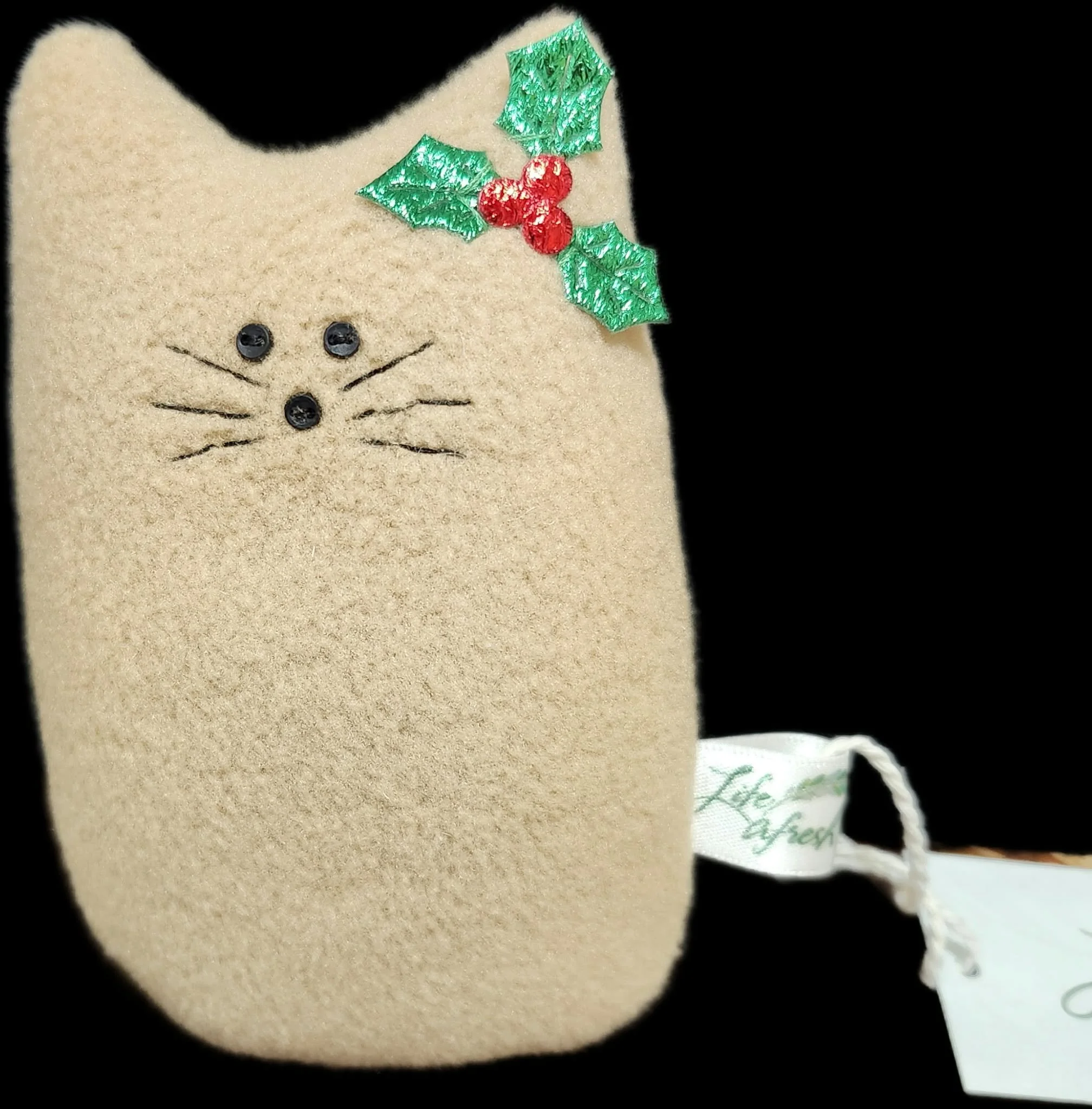 Holiday Cat Plushie by Life Afresh