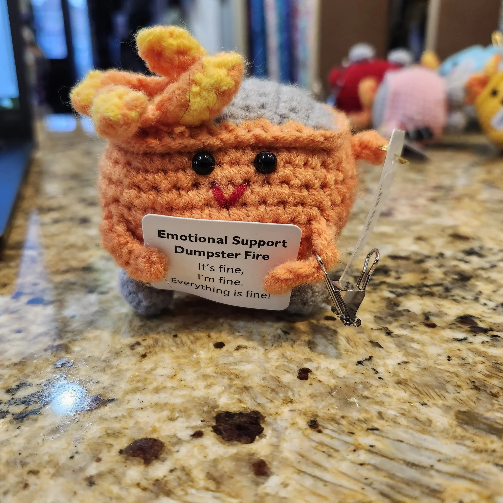 Emotional Support Dumpster Fire