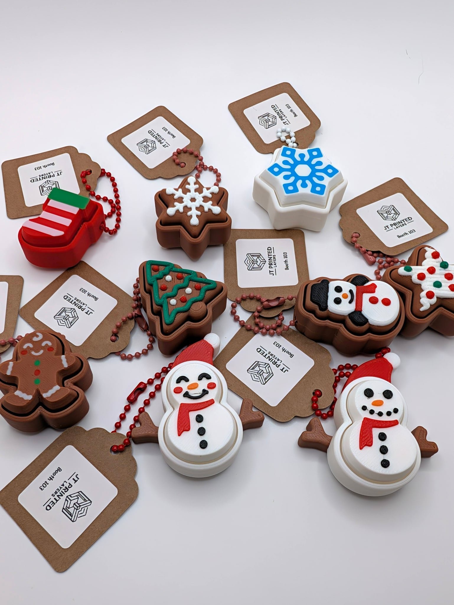 Single Switch Key Board Christmas Clickers by JT Printed Layers LLC
