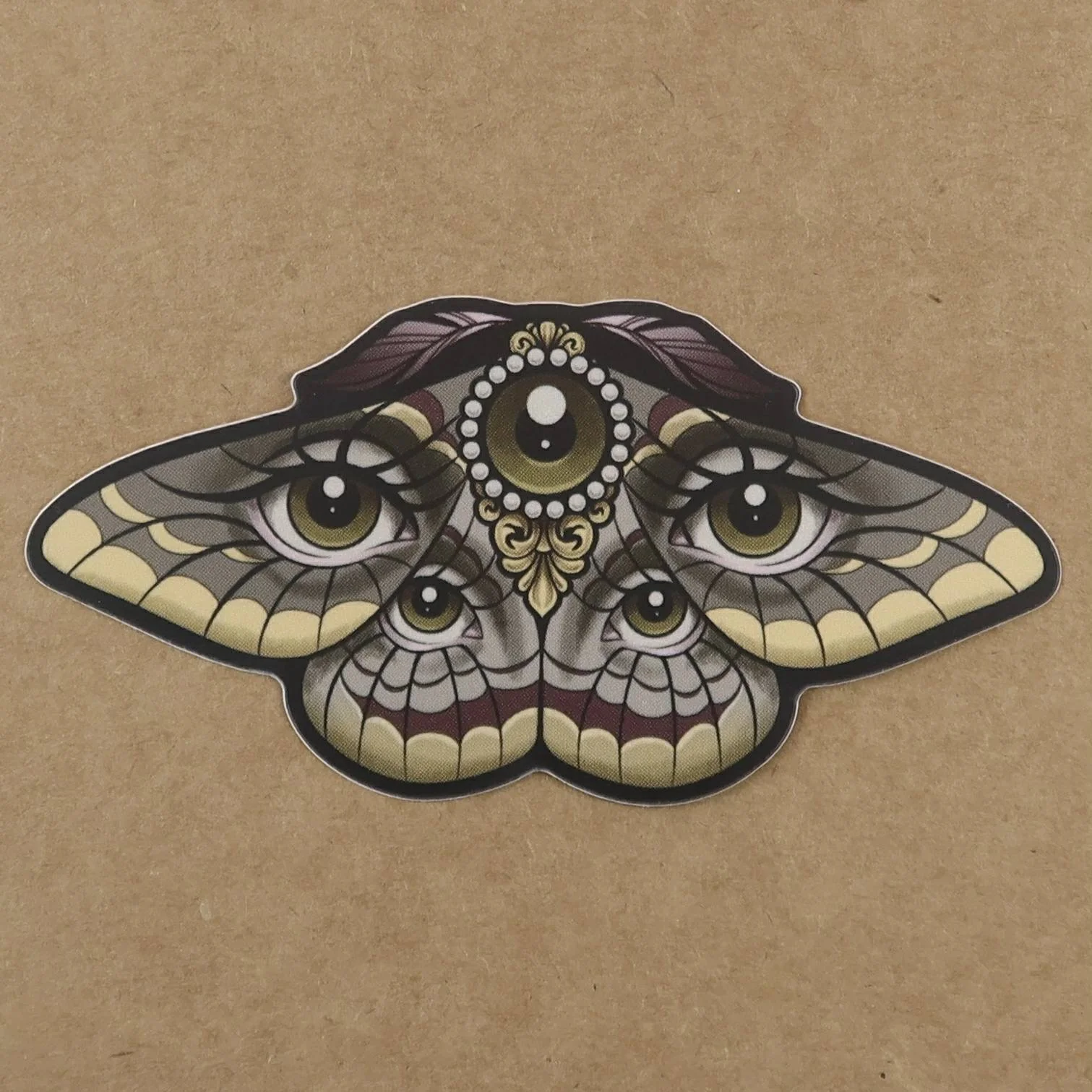 Moth Sticker by Tattooed Mannequin