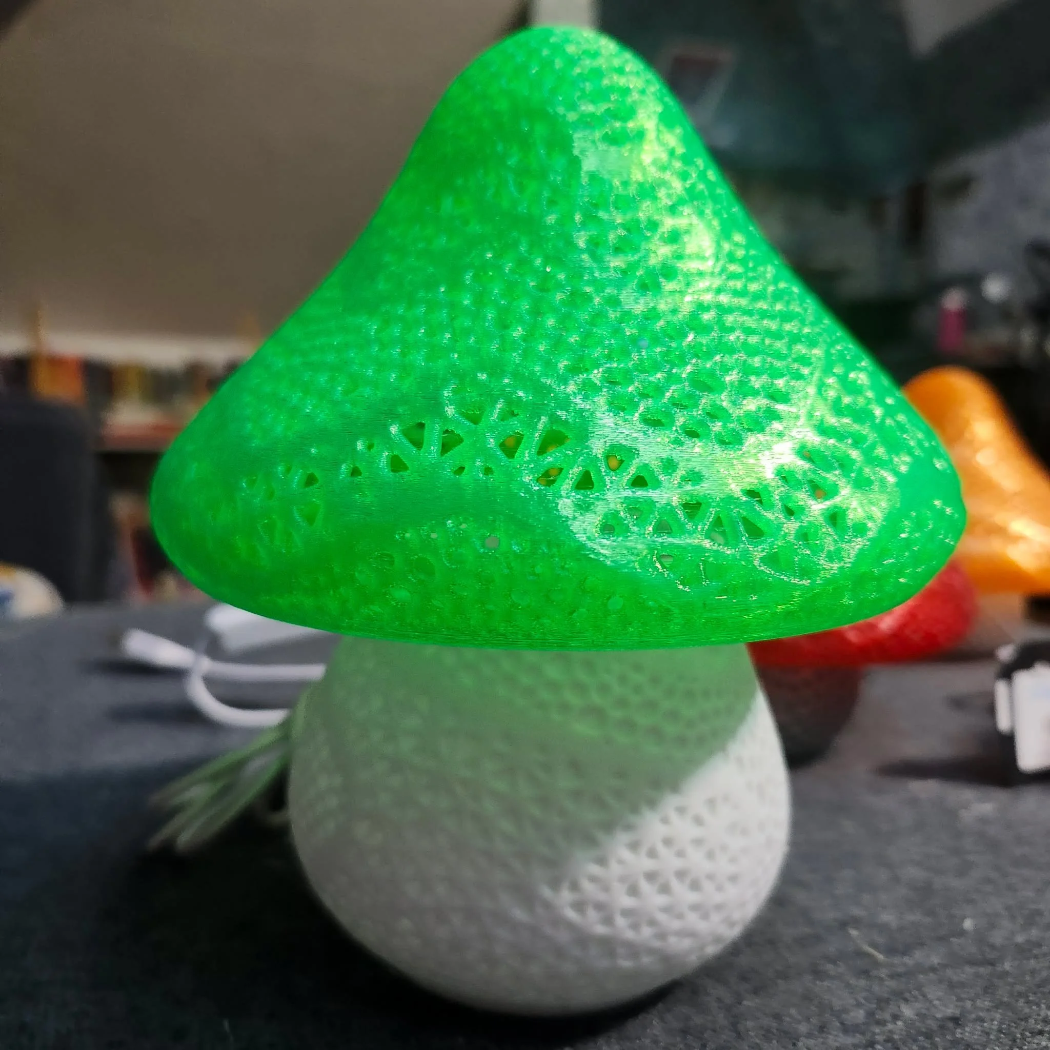 Mushroom Lamp by 3DRAWcreations