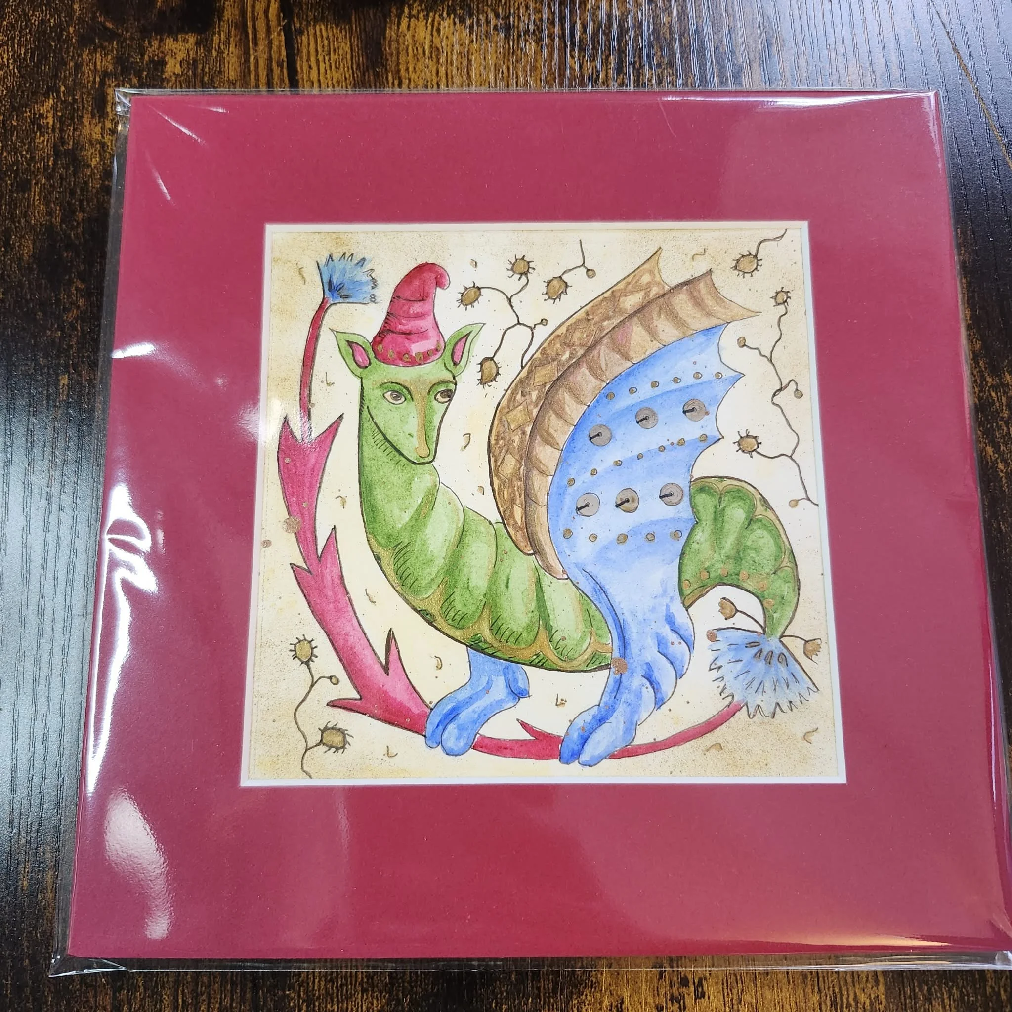 Manuscript Monster by Needle Brush Hand Pen