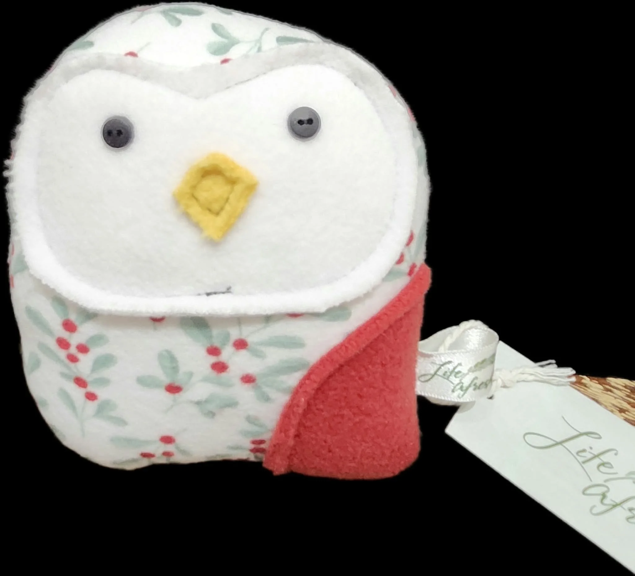 Holiday Owl Plushie by Life Afresh